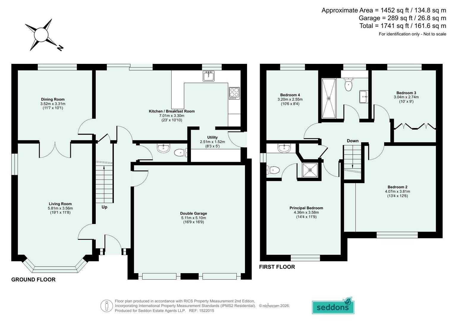 14, Harpitt Close, Cullompton floorplan