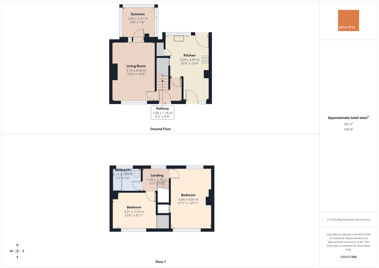 14, Richards Crescent, Truro floorplan