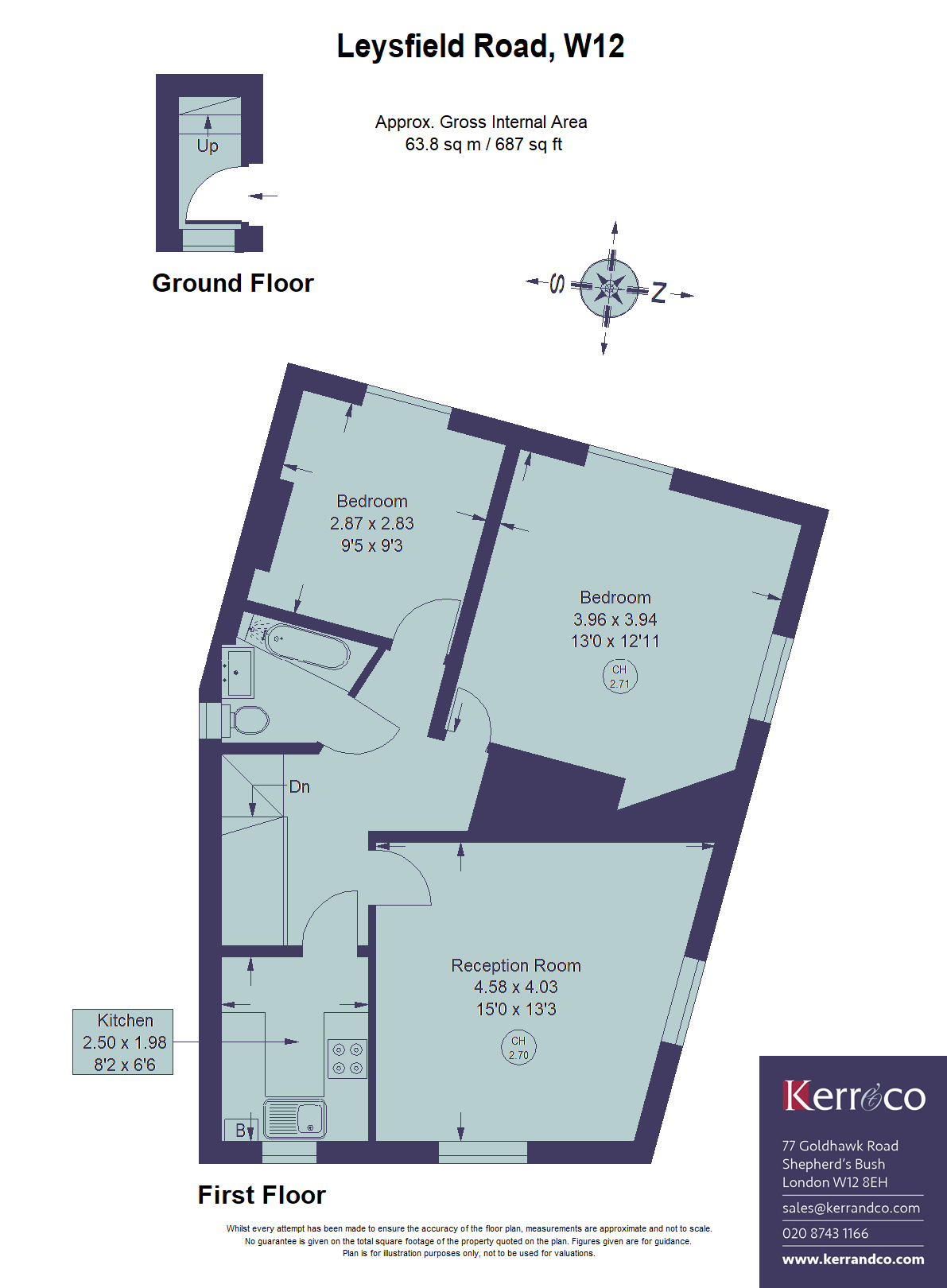 7, Leysfield Road, Shepherd's Bush W12 floorplan