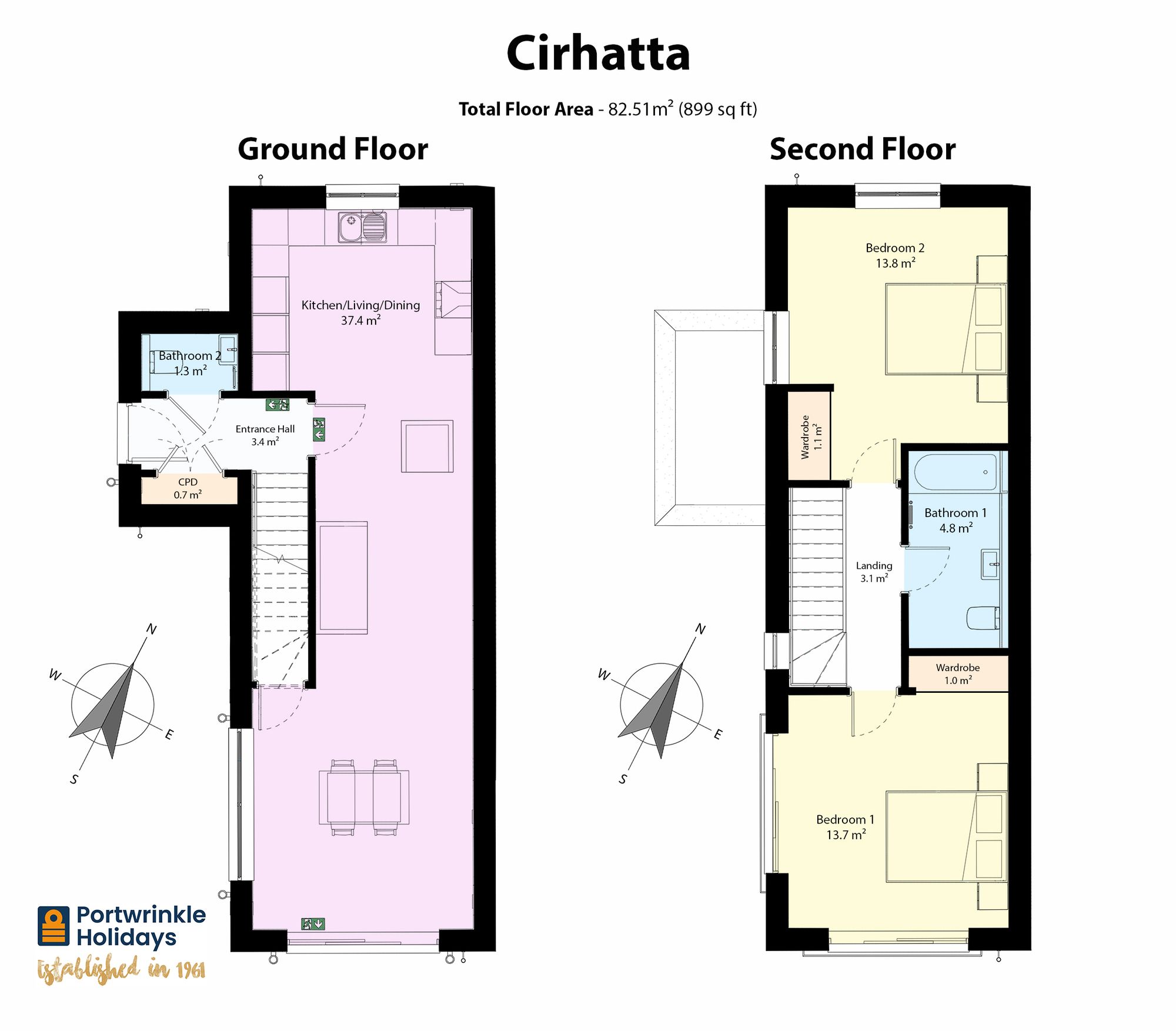 Cirrhata, Portwrinkle, Cornwall floorplan
