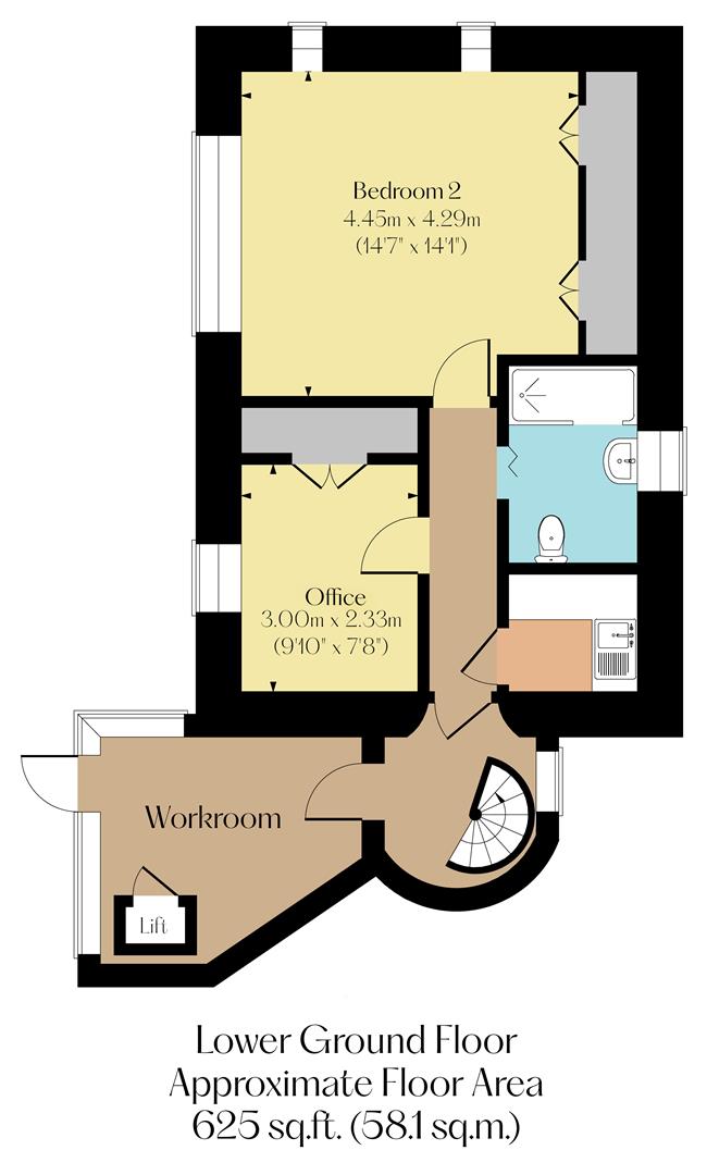Nearenough Cottage, Grindleford floorplan