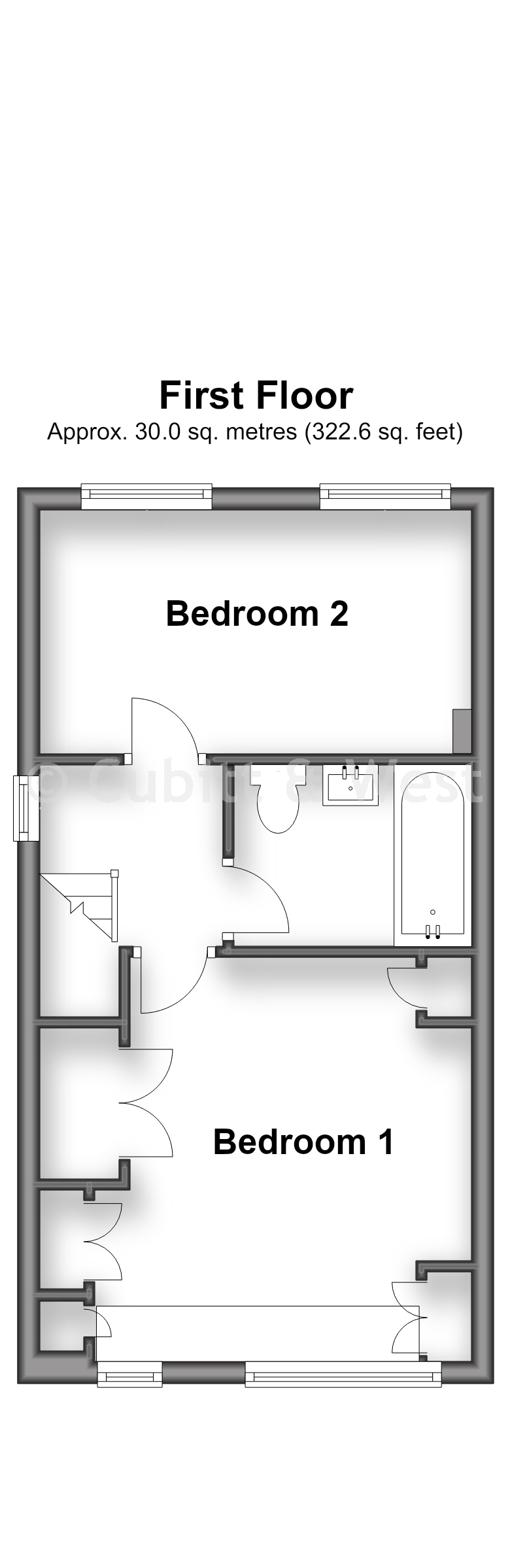 42, The Fieldings, Nr Horsham floorplan