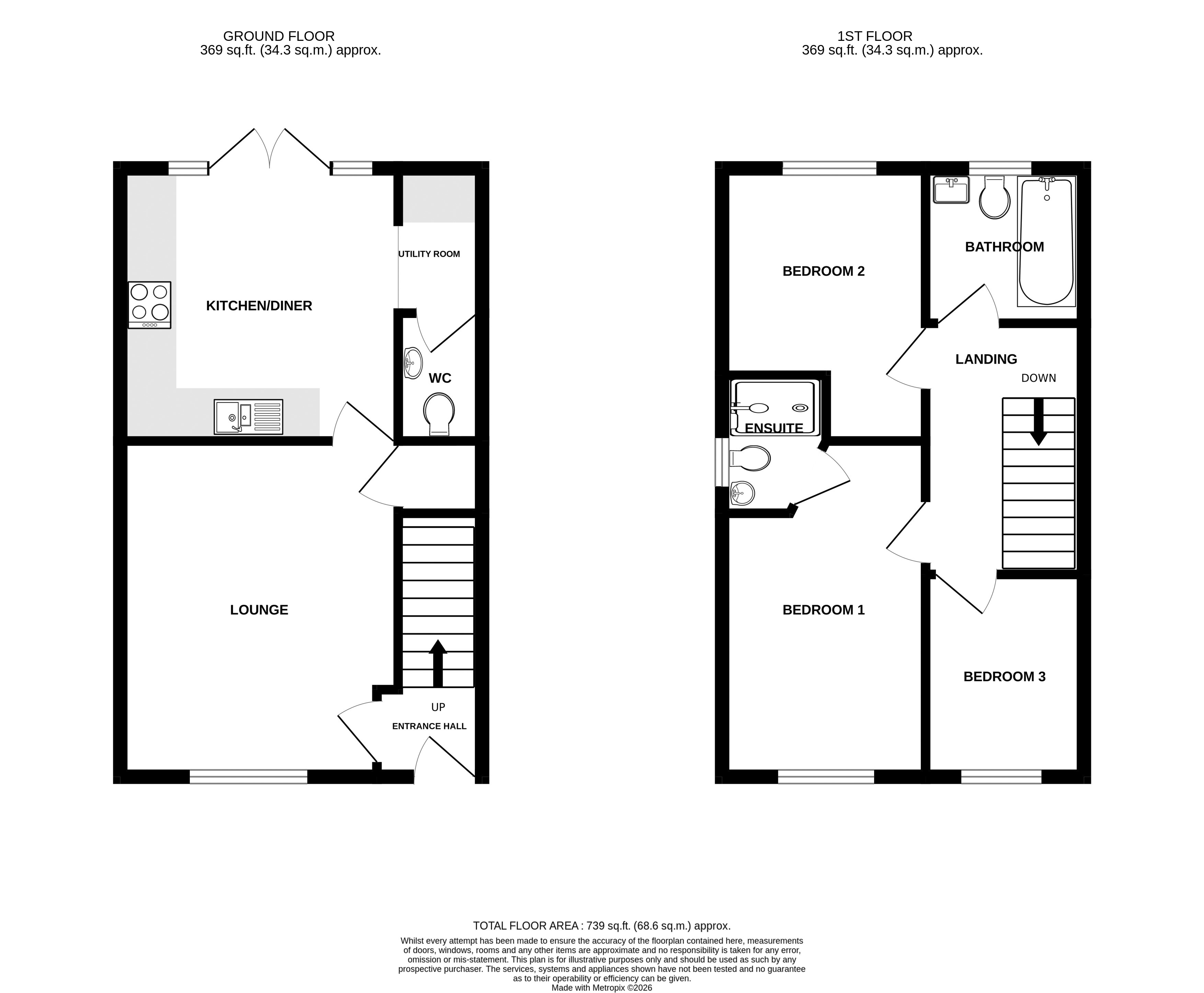 15, Ager Avenue, Colchester floorplan