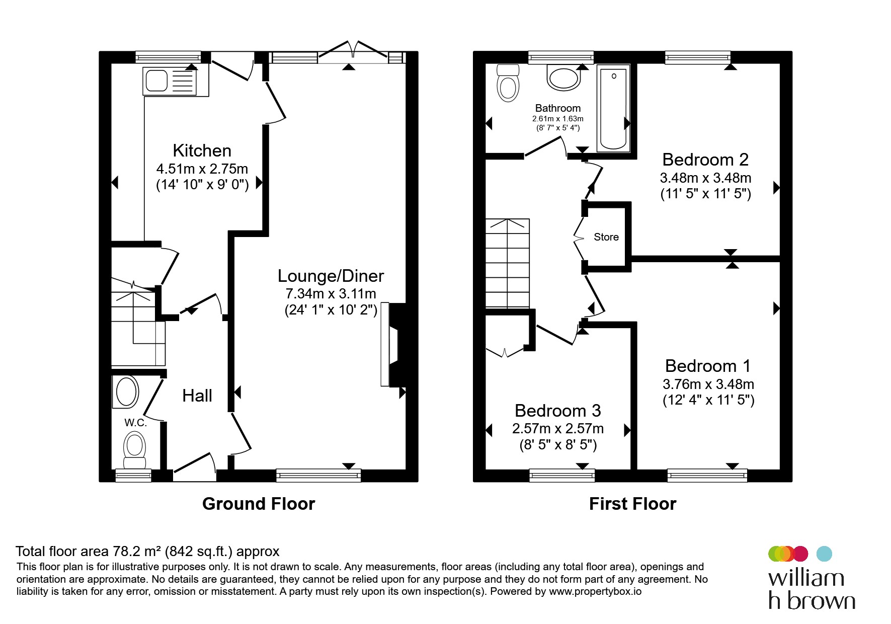 66, Lapwater Road, Rotherham floorplan