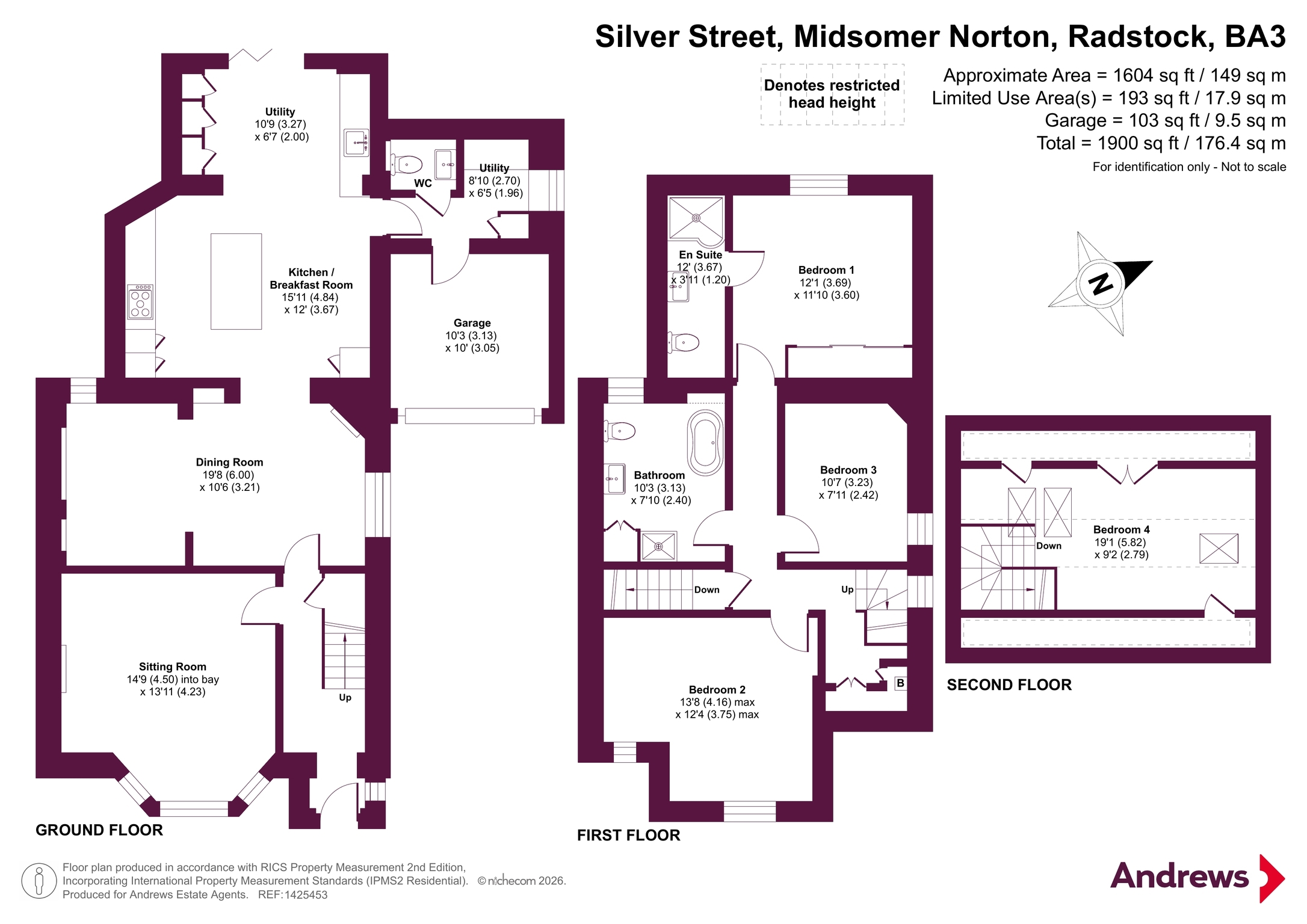 36, Silver Street, Radstock floorplan