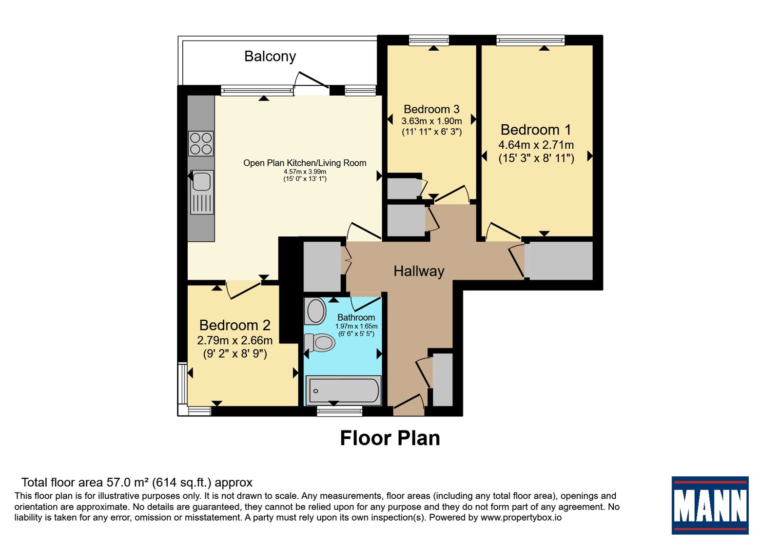 Flat 35, Oakenholt House,, Hartslock Drive, London floorplan