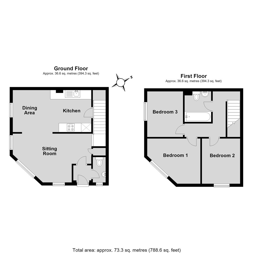 1 St Peters Cottages, St. Peters Road, Whitstable floorplan