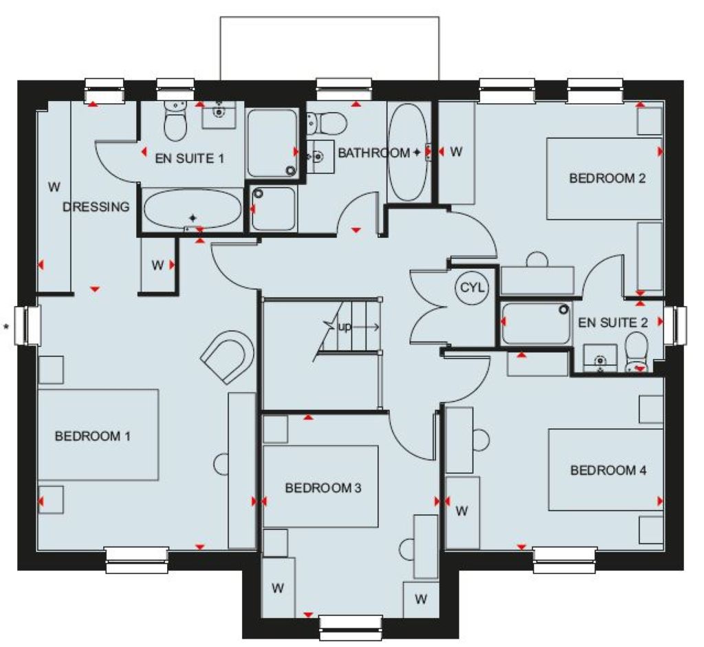 Henley Gate, Ipswich floorplan