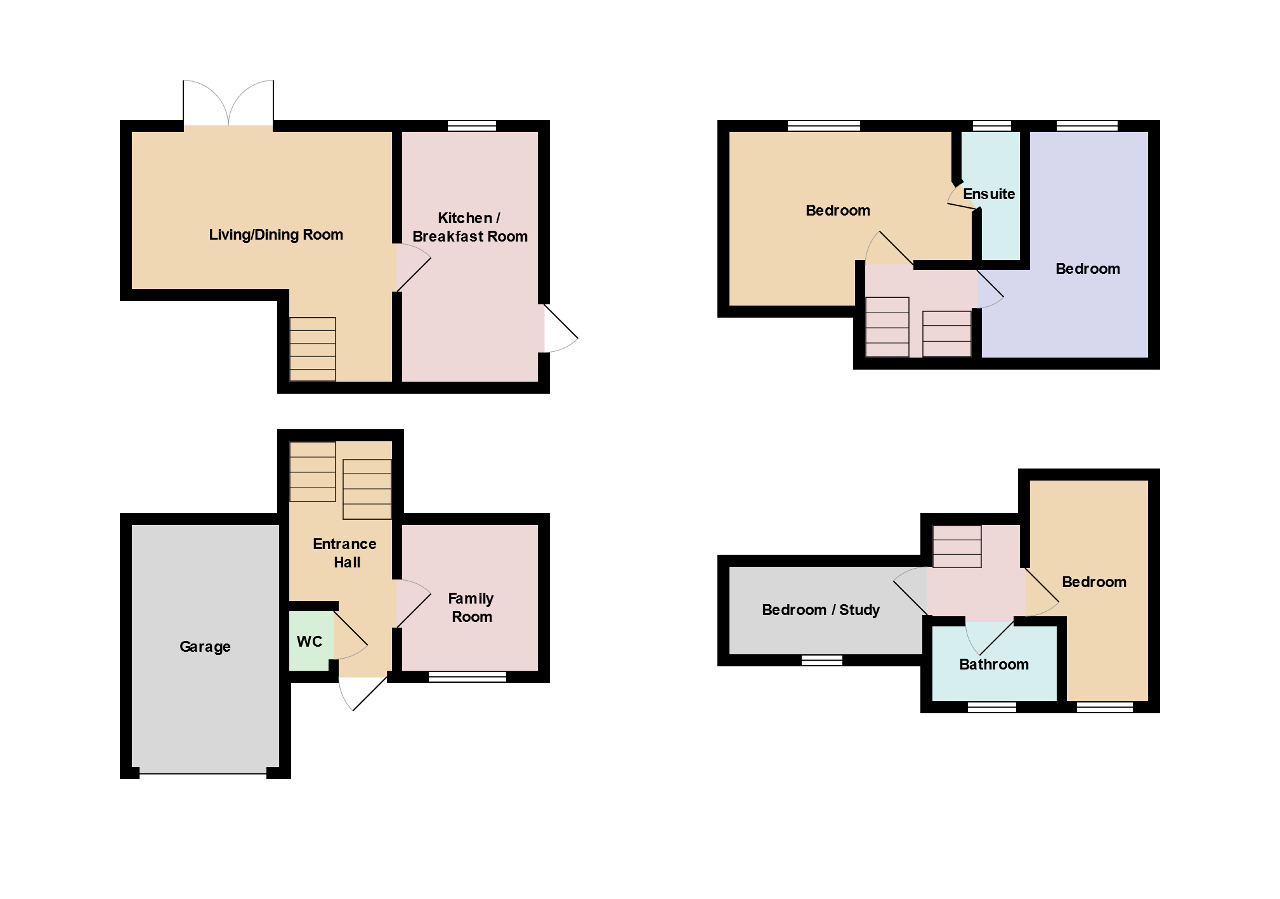 4 Bedrooms Link-detached house for sale in Kingswood, Pontypridd, Rhondda Cynon Taff CF37