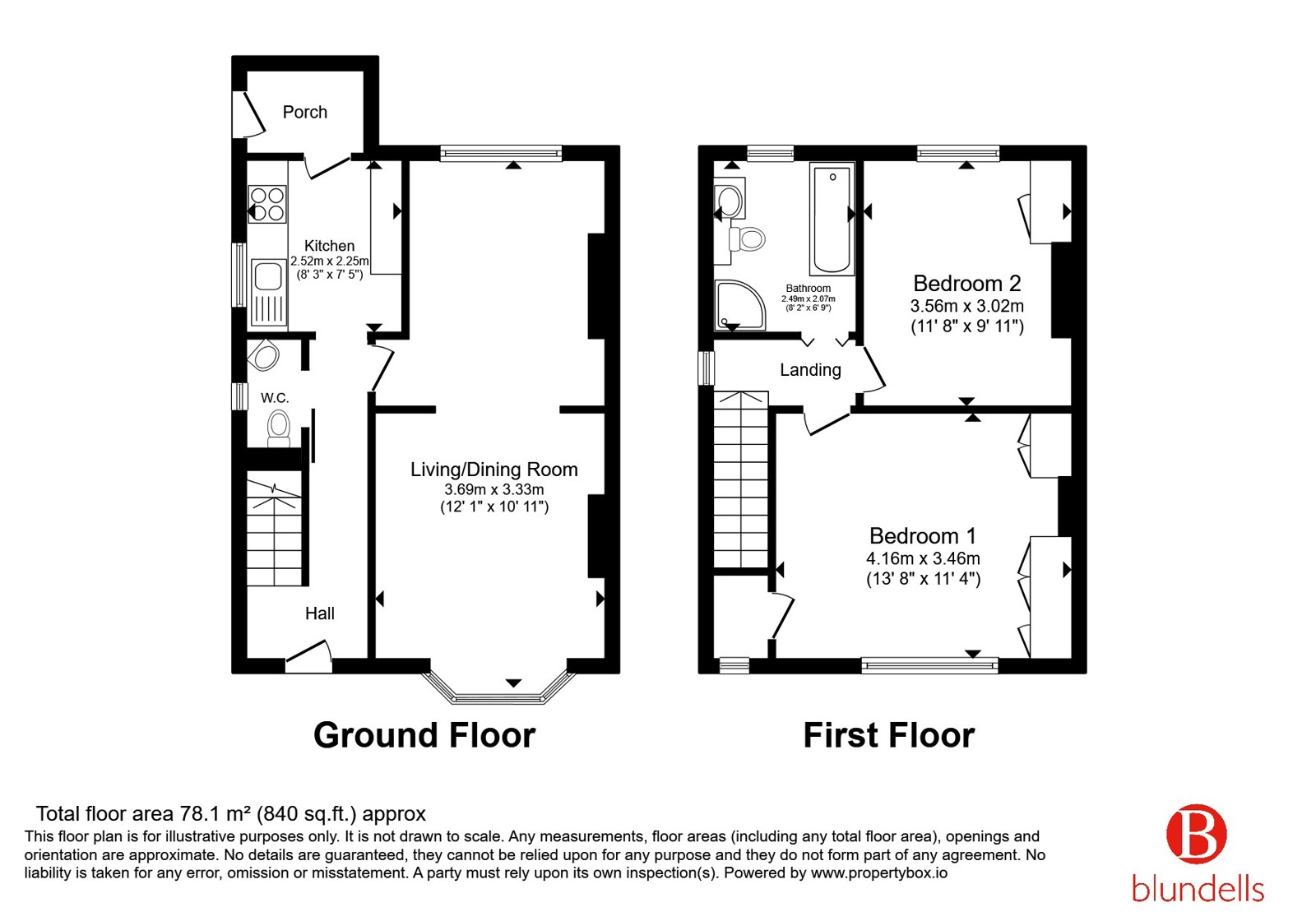 4, Jubilee Crescent, Sheffield floorplan