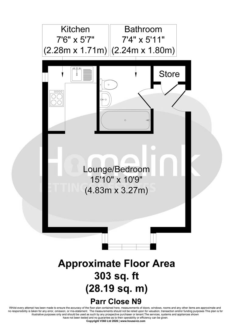 9, Parr Close, London floorplan