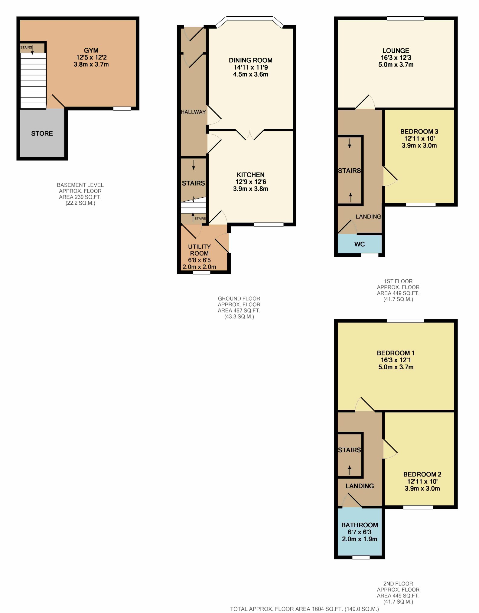 4 Bedrooms Terraced house for sale in Dragon View, Harrogate, North Yorkshire HG1