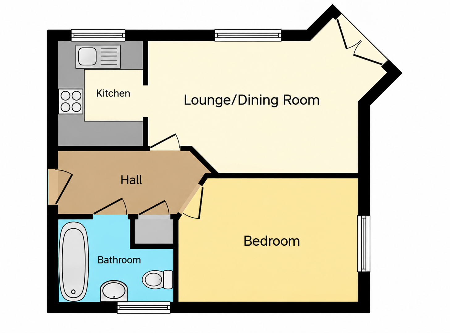Middle Meadow, Tipton floorplan