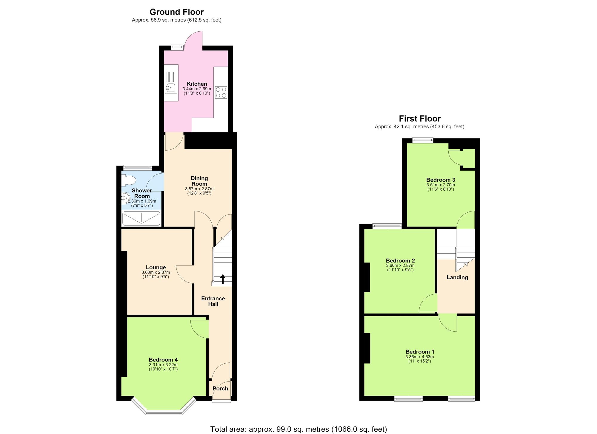 2 Swinton Street, Cardiff floorplan