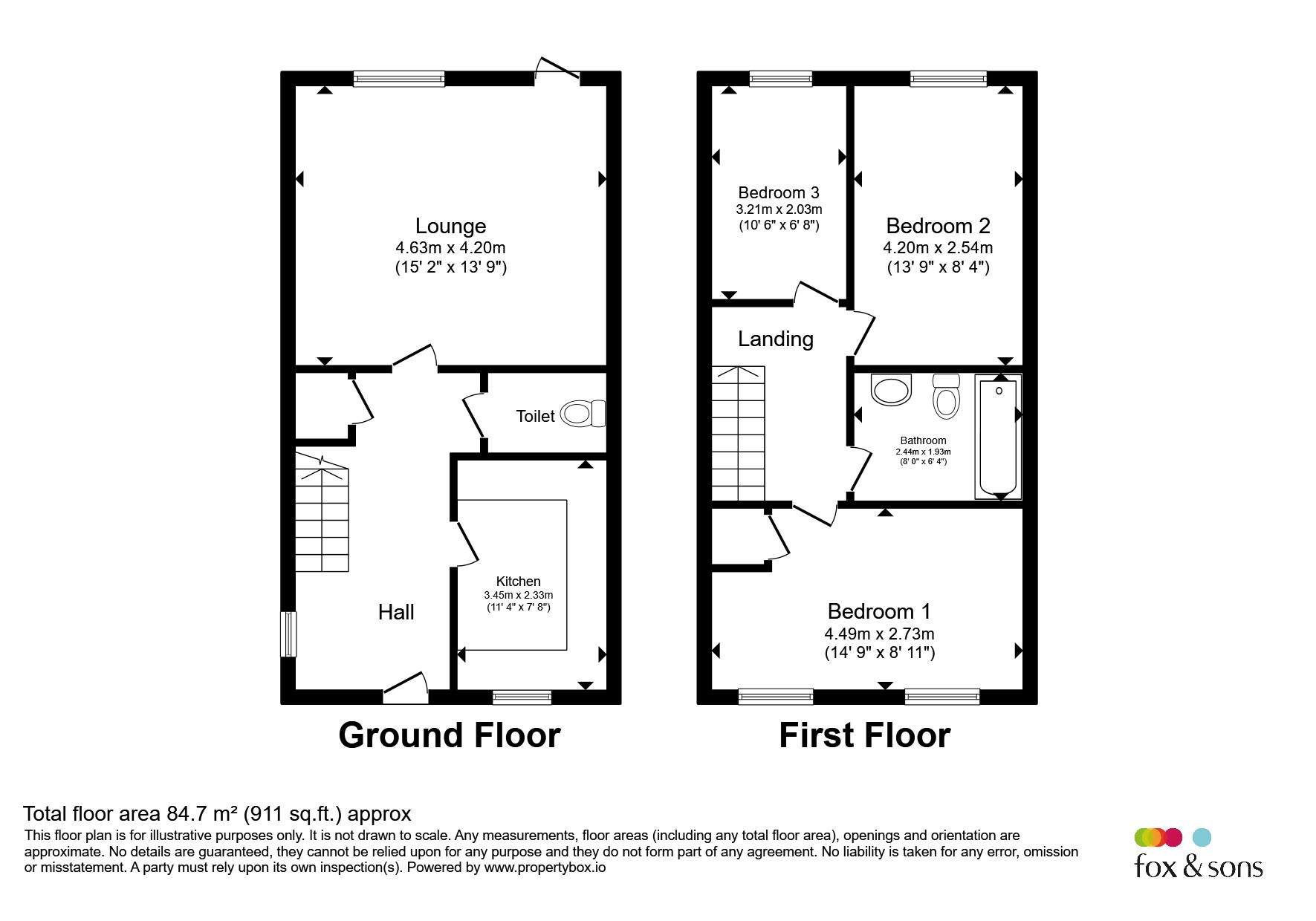 1, Foundry Close, ILMINSTER floorplan