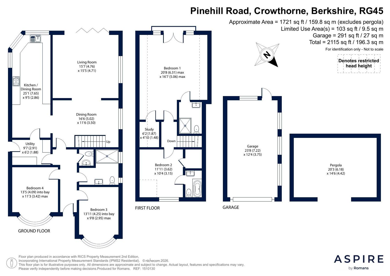 112, Pinehill Road, Berkshire floorplan