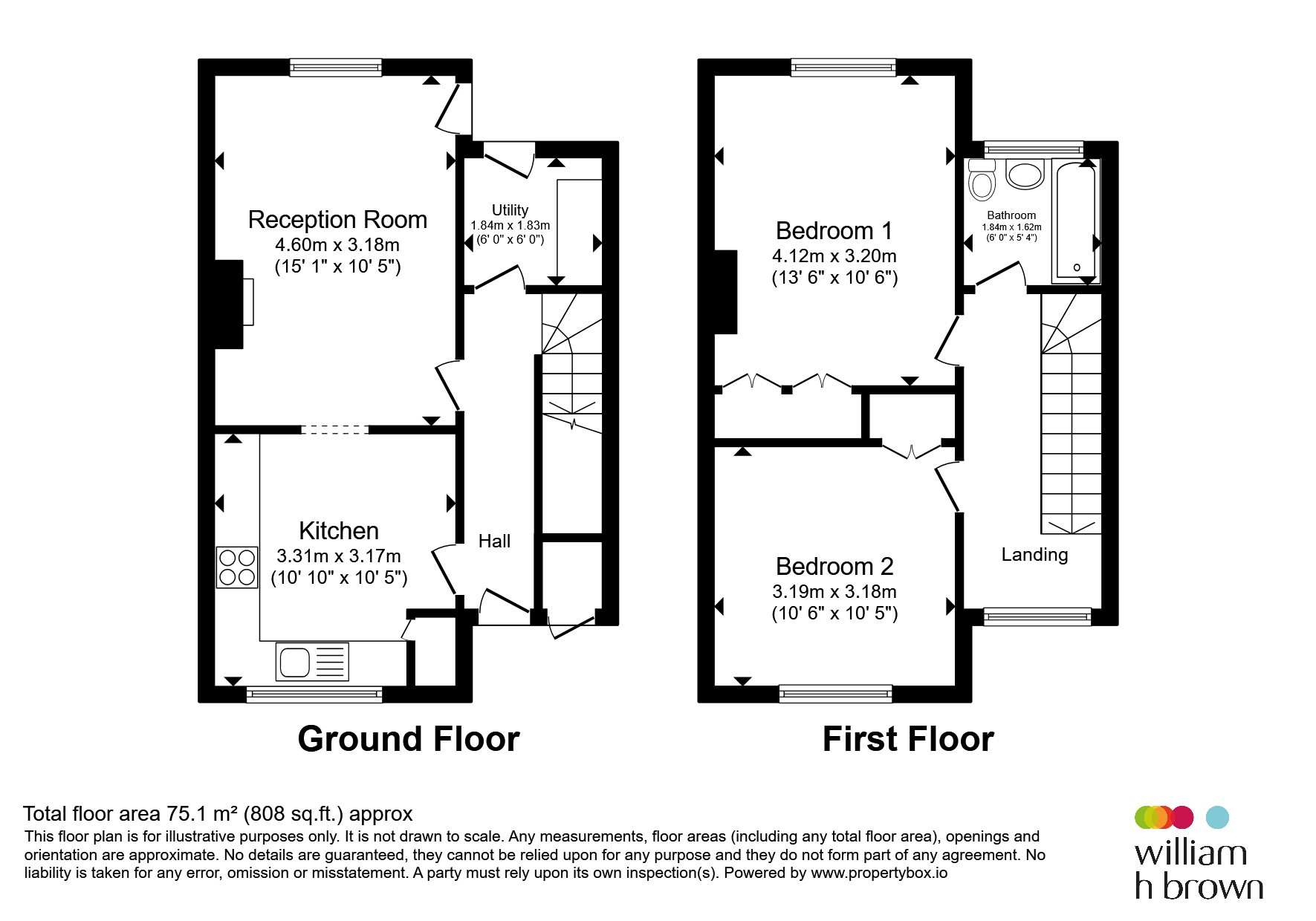 91, Wigram Way, Stevenage floorplan