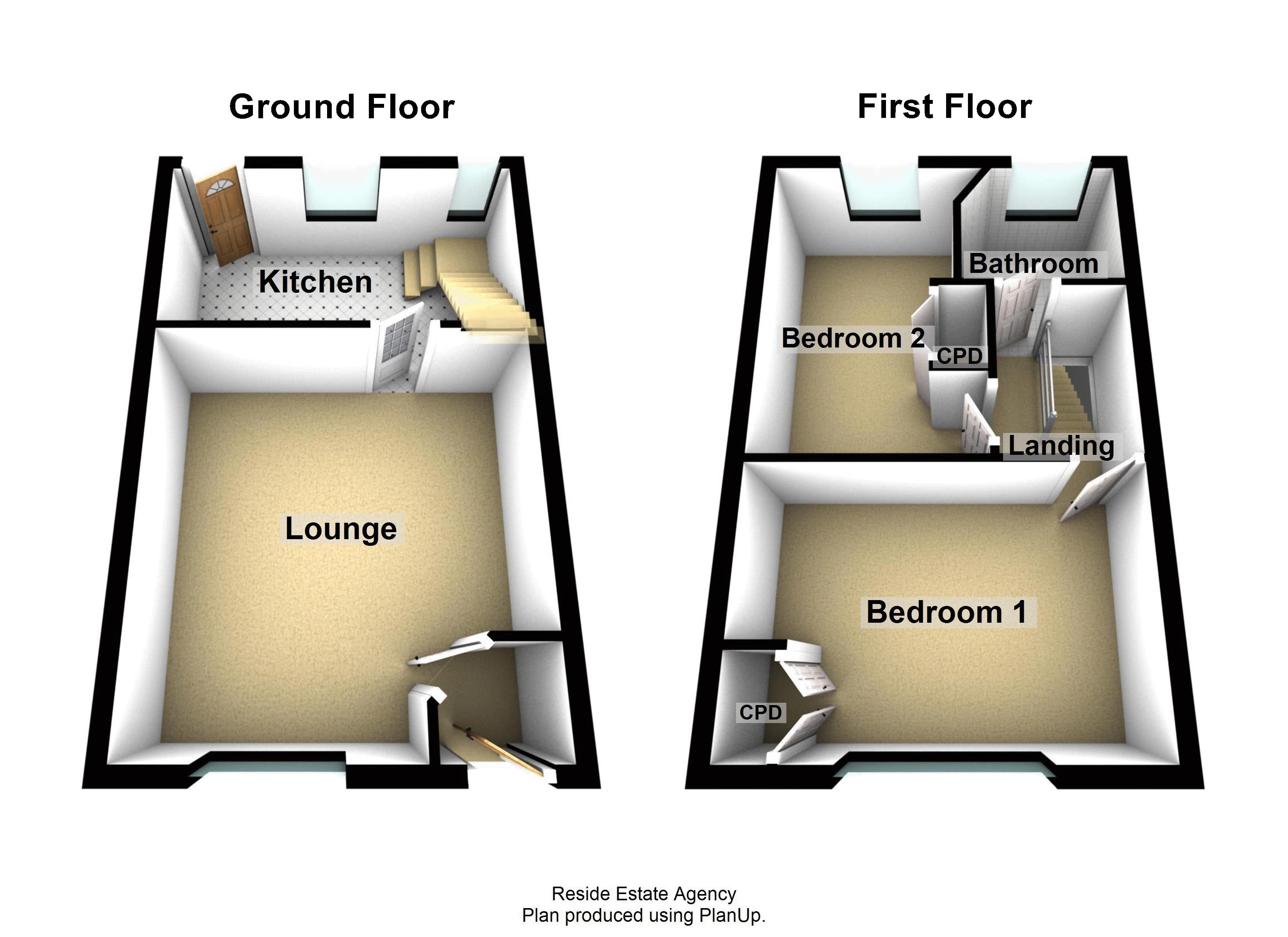 2 Bedrooms Terraced house to rent in Edenfield Road, Norden, Rochdale OL12