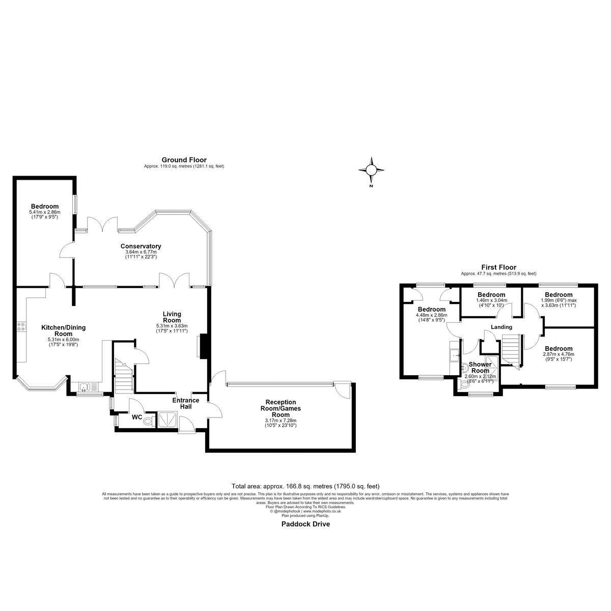 Paddock Drive, Chelmsford floorplan