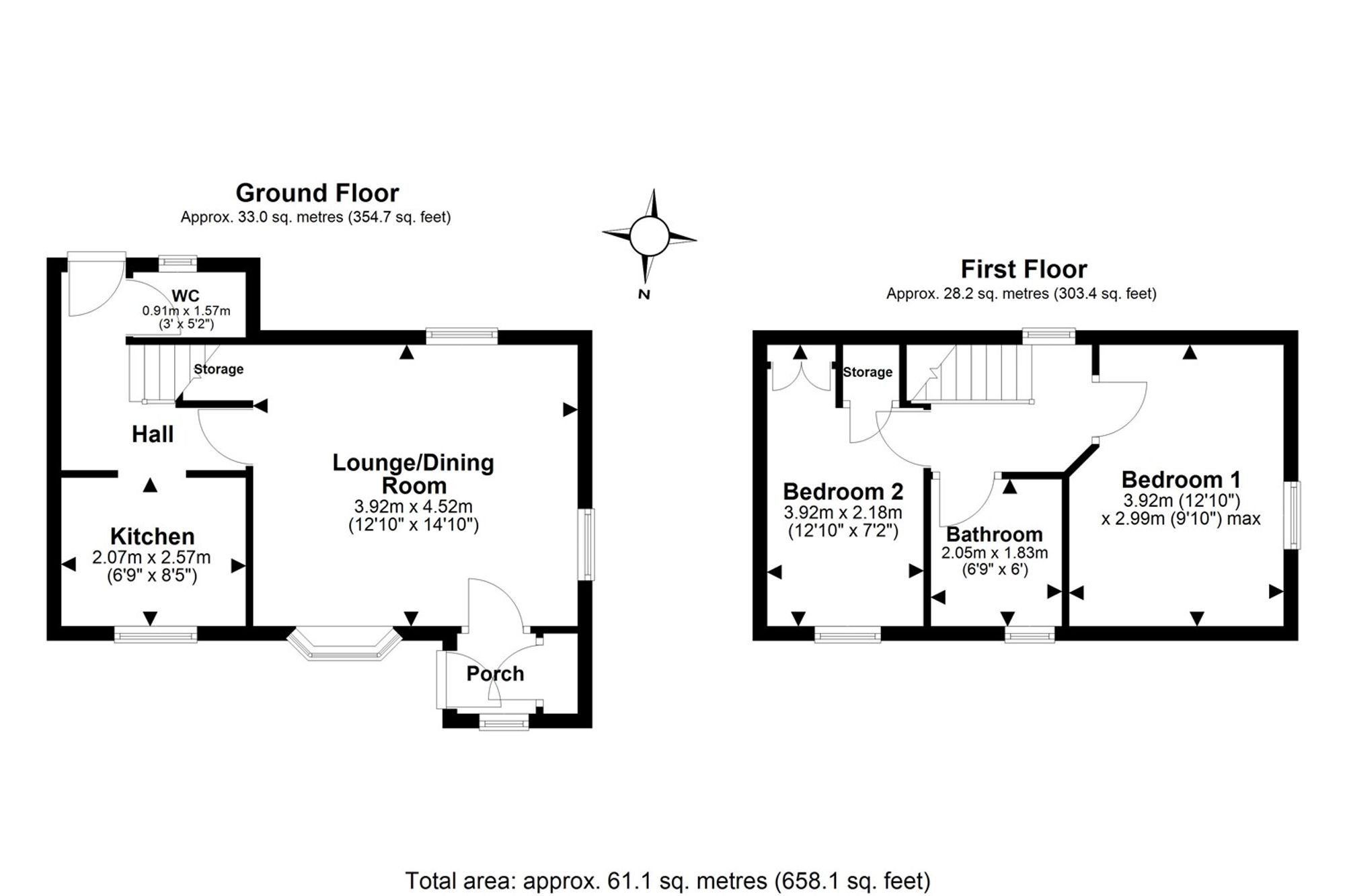 4 Cobal Court Churchfield Road, Frodsham floorplan