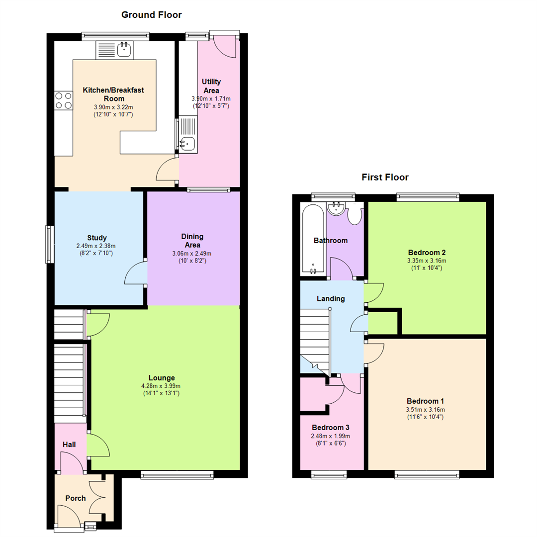 3 bed end terrace house for sale in Headlands, Fenstanton, Huntingdon