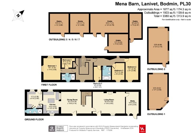 Mena Barn, Lanivet floorplan