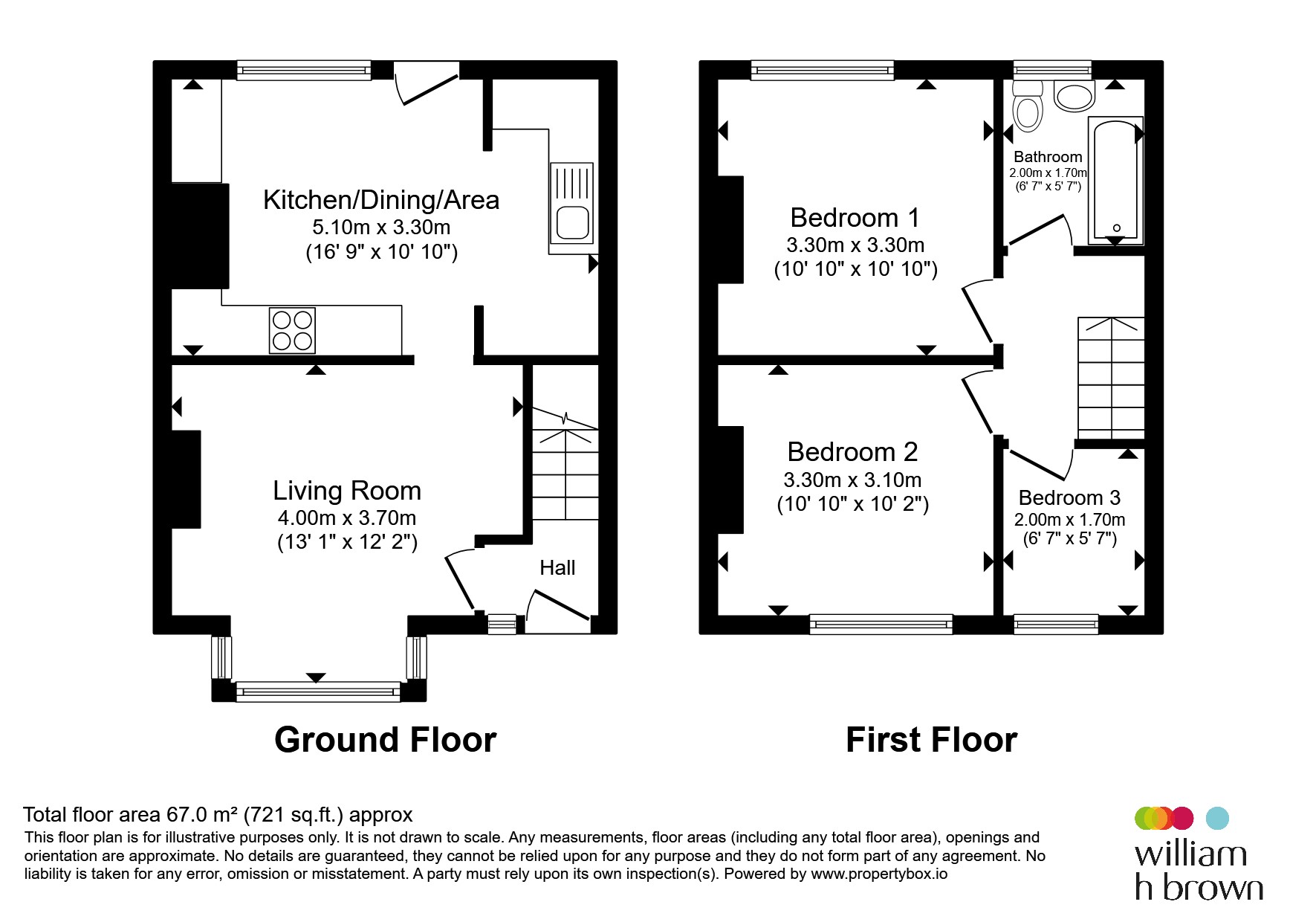 25, Washington Terrace, Leeds floorplan
