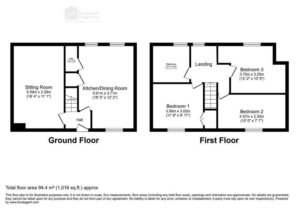 93, Brook Street, Milborne Port floorplan