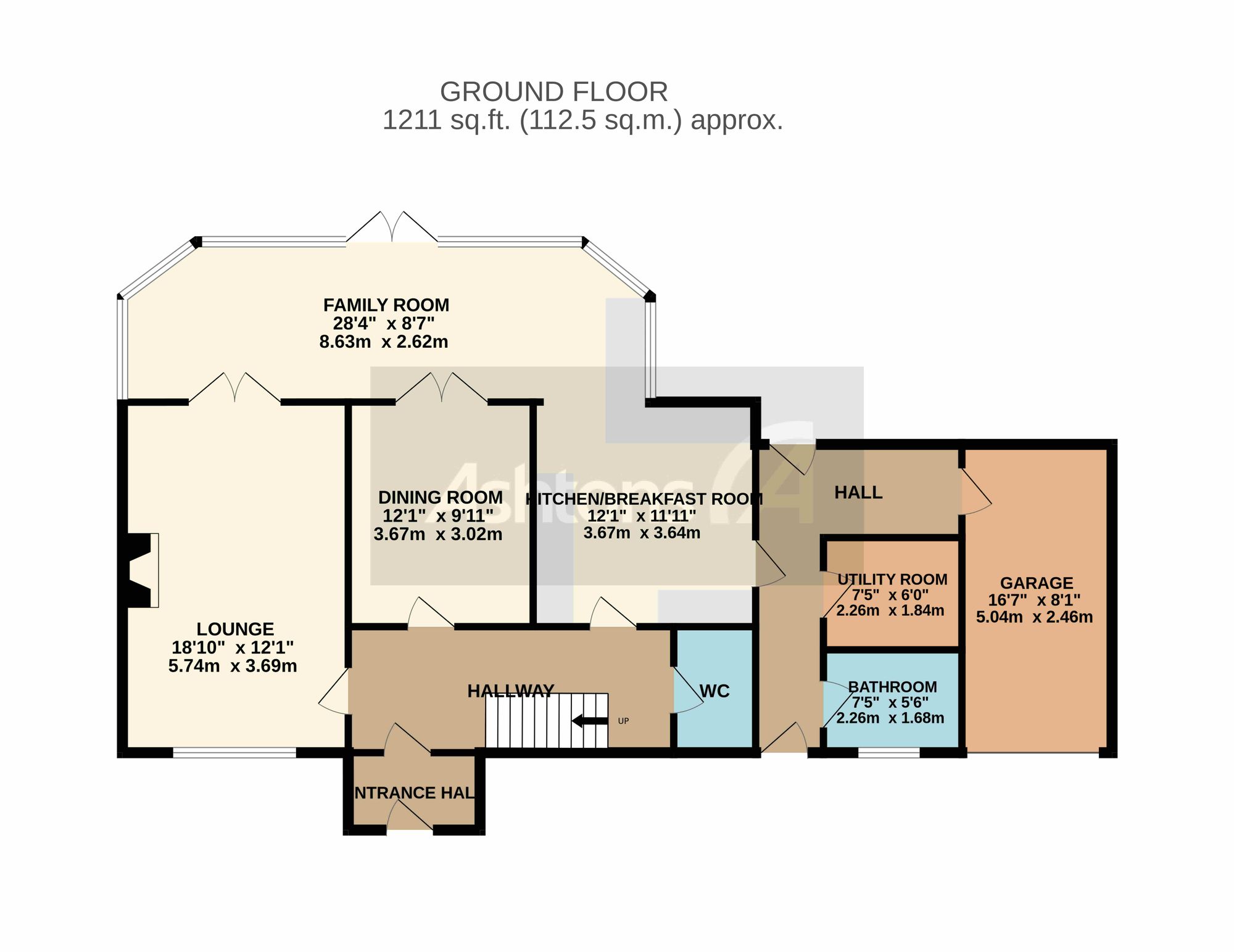 2 Radcliffe Avenue, Warrington floorplan