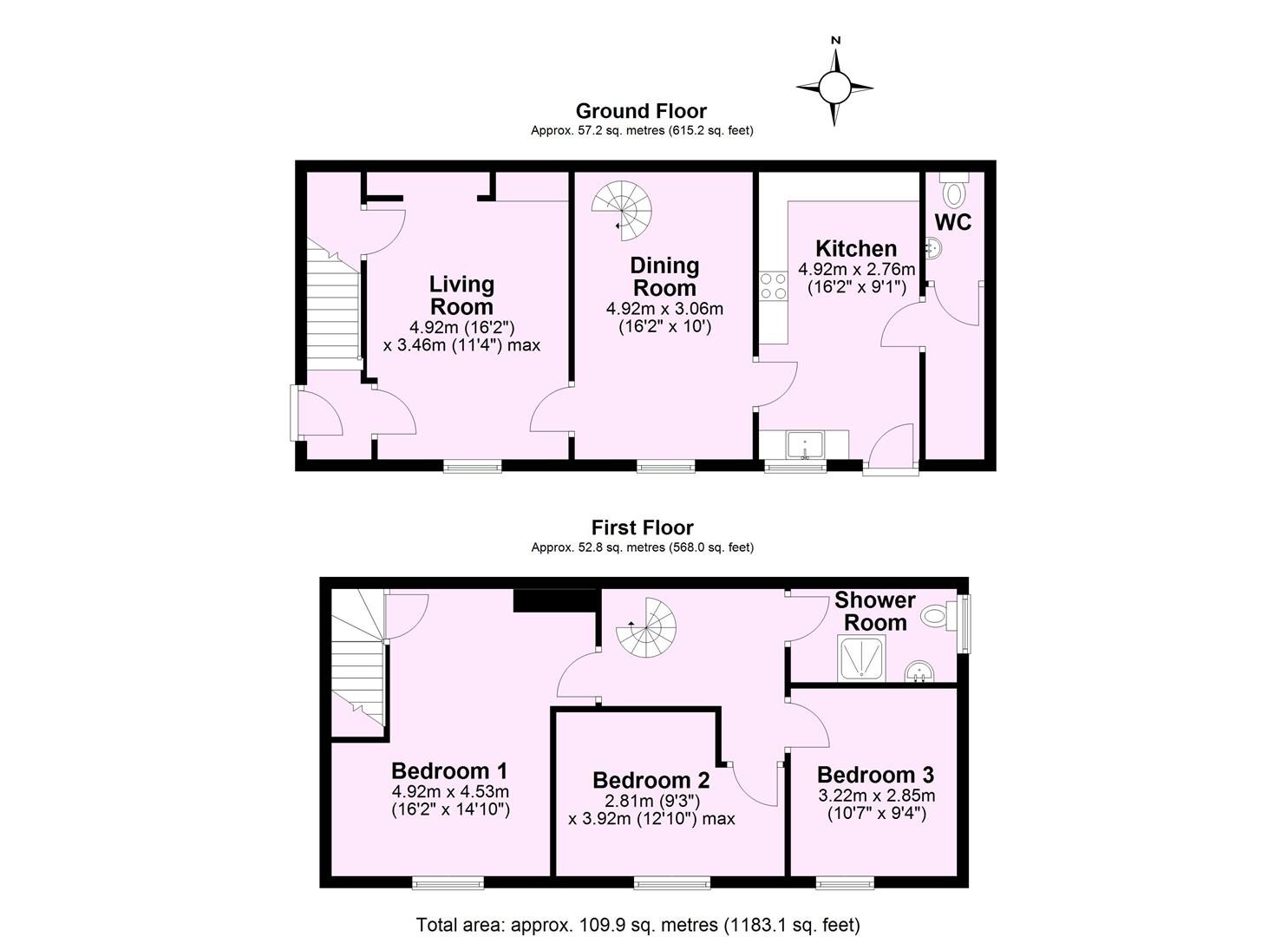 The School House, 1, Church Lane, York floorplan