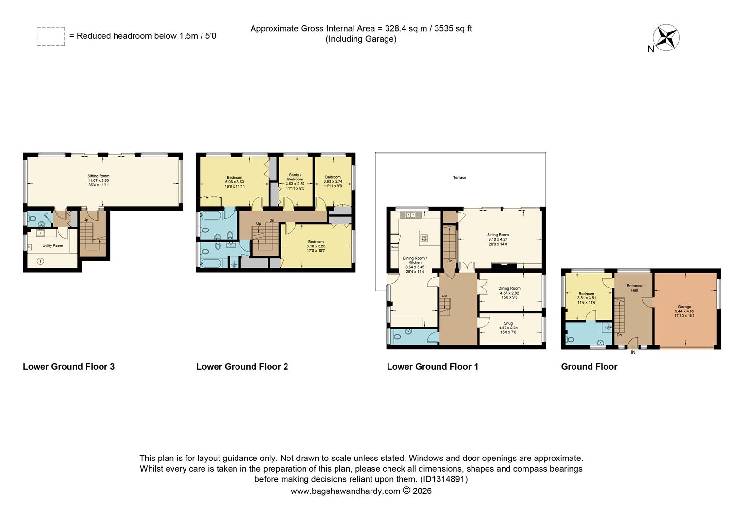 Hilldrop, Wilderness Road, Oxted floorplan