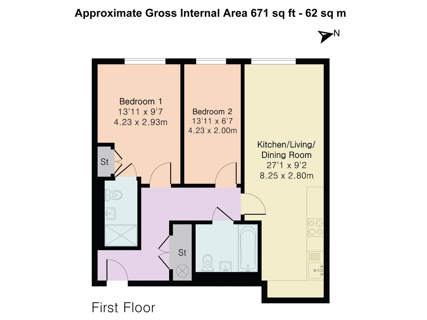 William Close, Welwyn Garden City floorplan