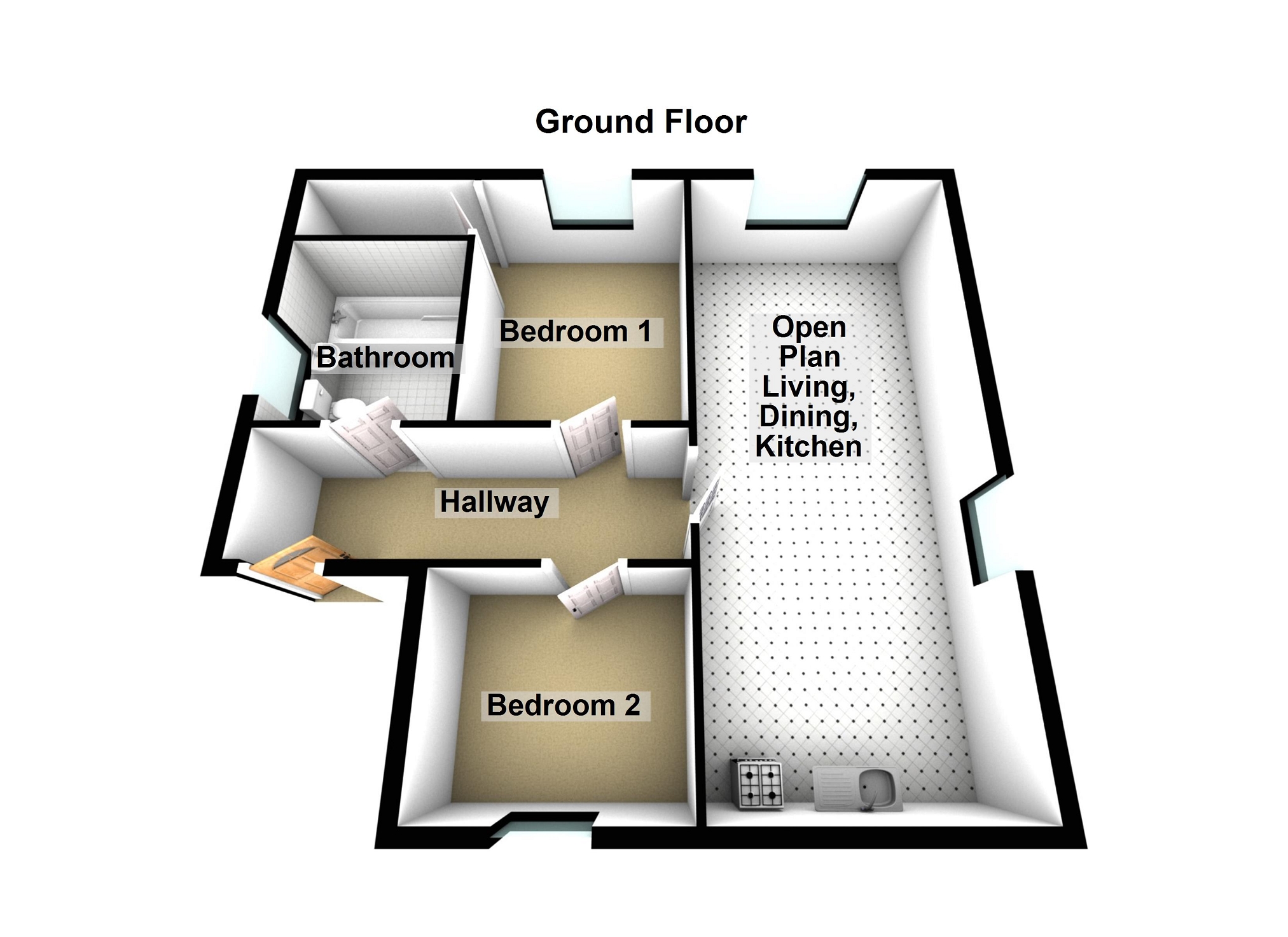 Flat 35, Upper House Farm, Crickhowell floorplan