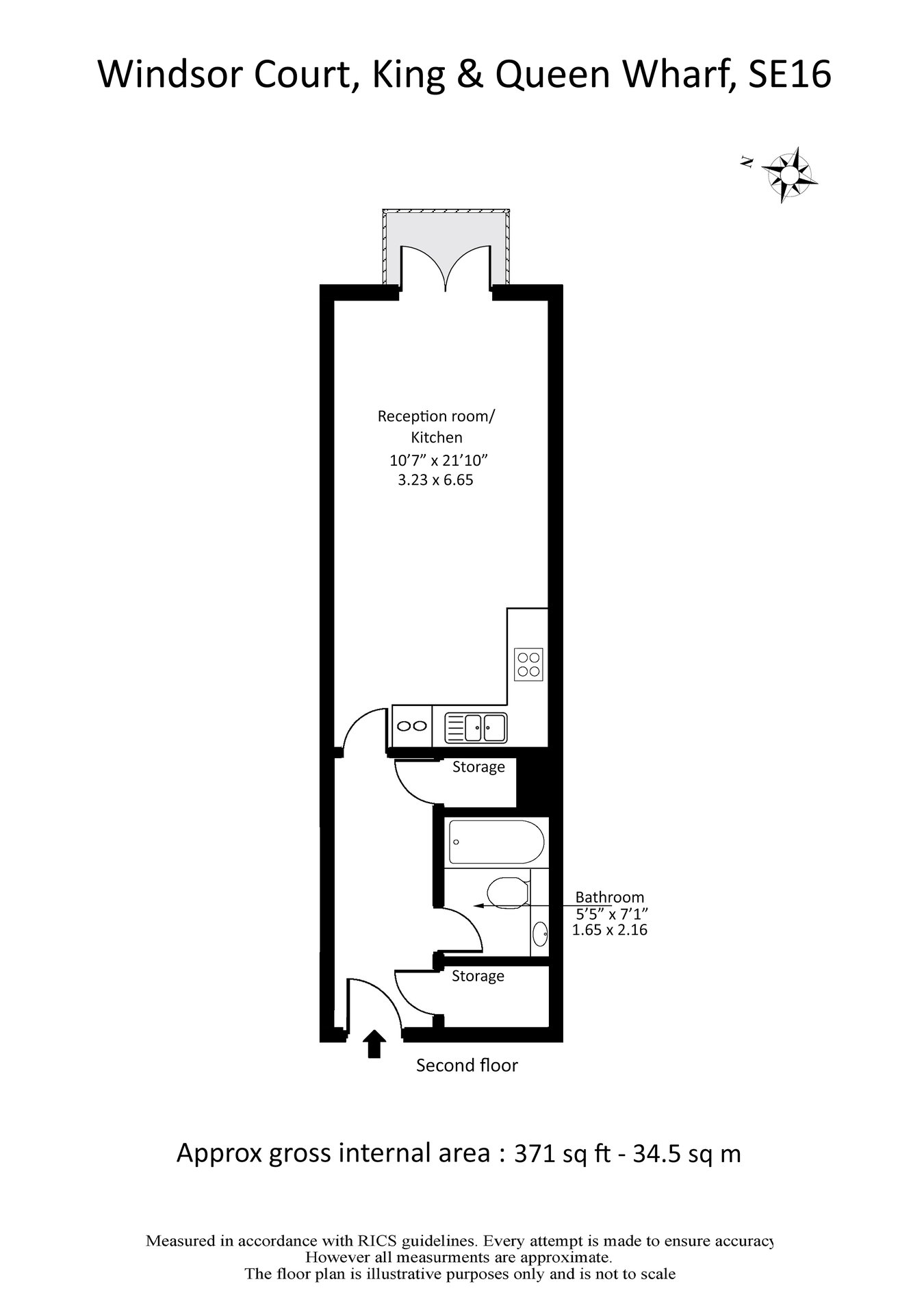 Apartment 8, Rotherhithe Street, London floorplan