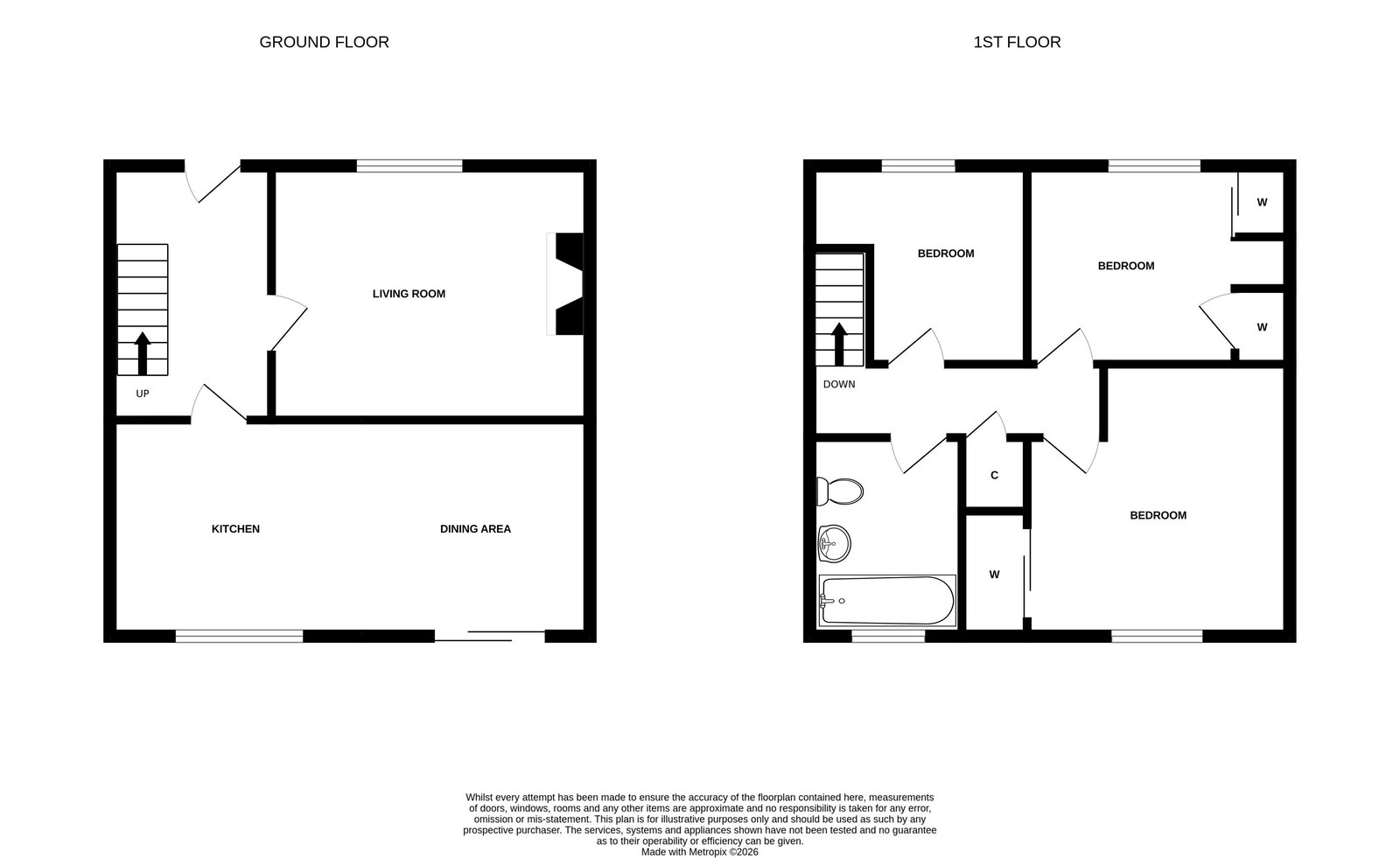 4, Muirfield Road, Brora floorplan