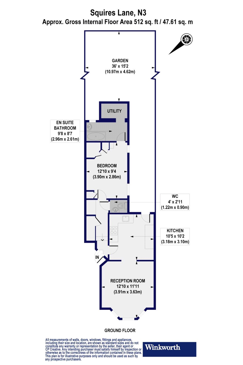 1 Bedrooms Flat to rent in Squires Lane, Finchley, London N3
