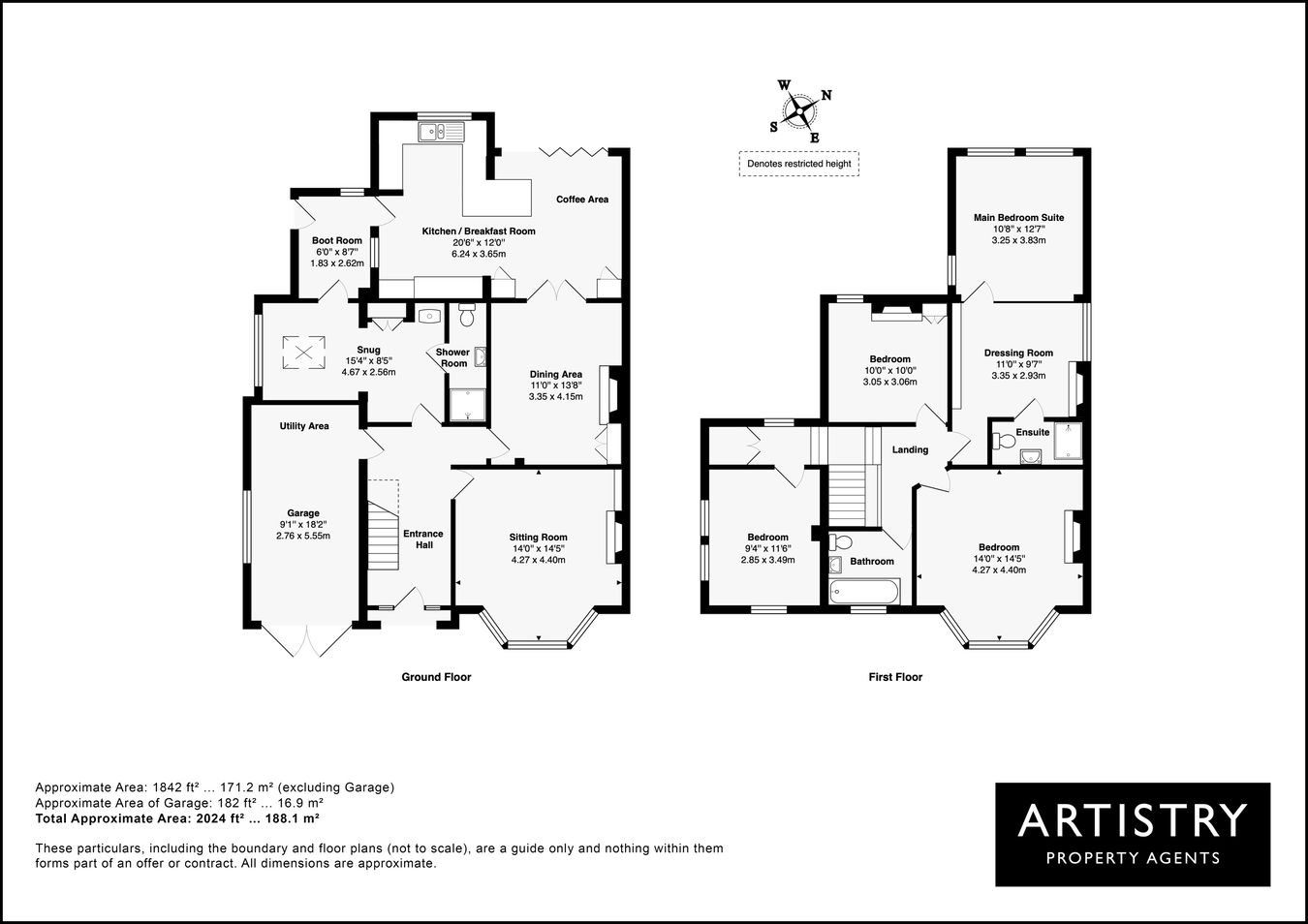 Highfield, Norfolk Road, Turvey, Bedfordshire floorplan