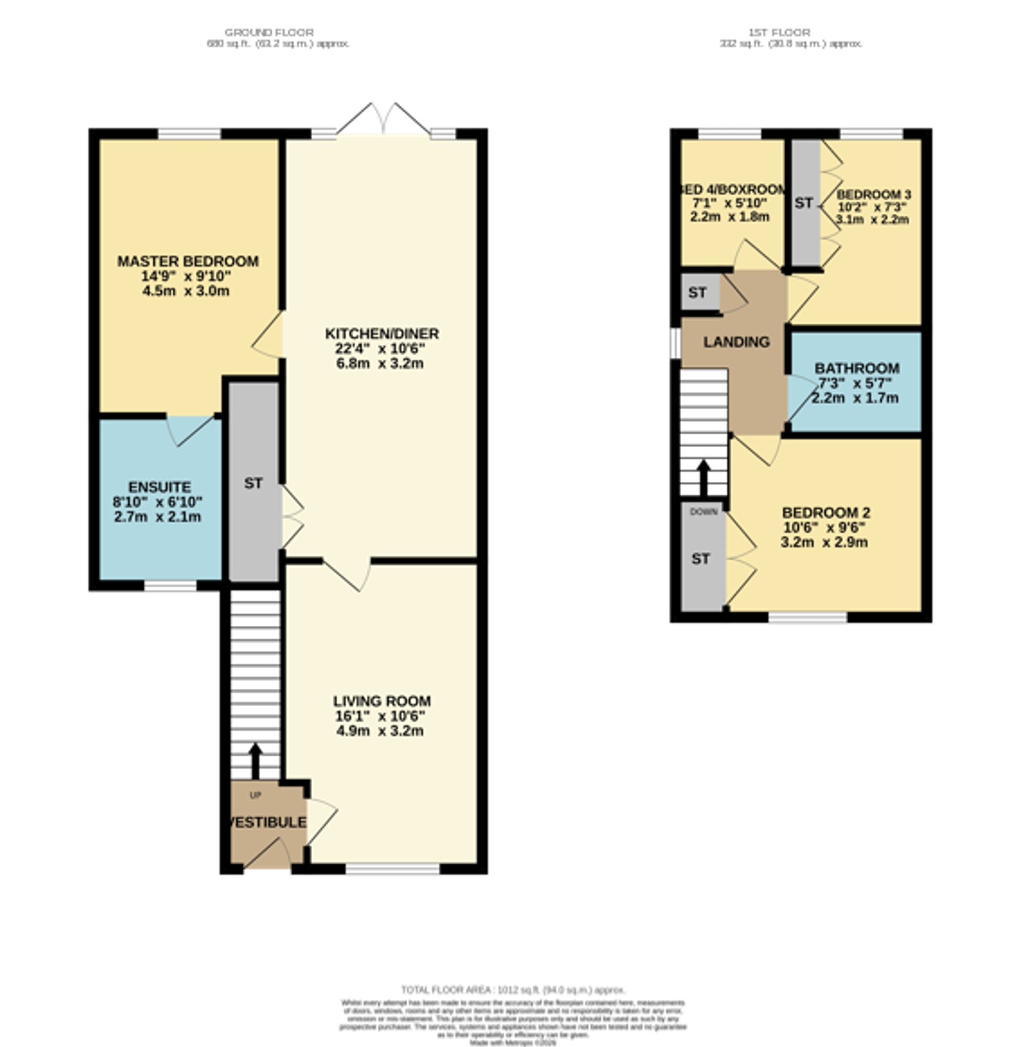 3 Maple Crescent, Glasgow floorplan