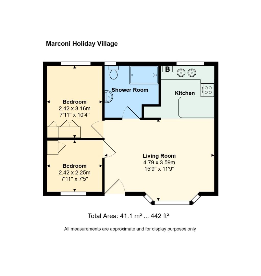 Marconi Holiday Villages, 95 Lavernock Point, Fort Road, Penarth floorplan