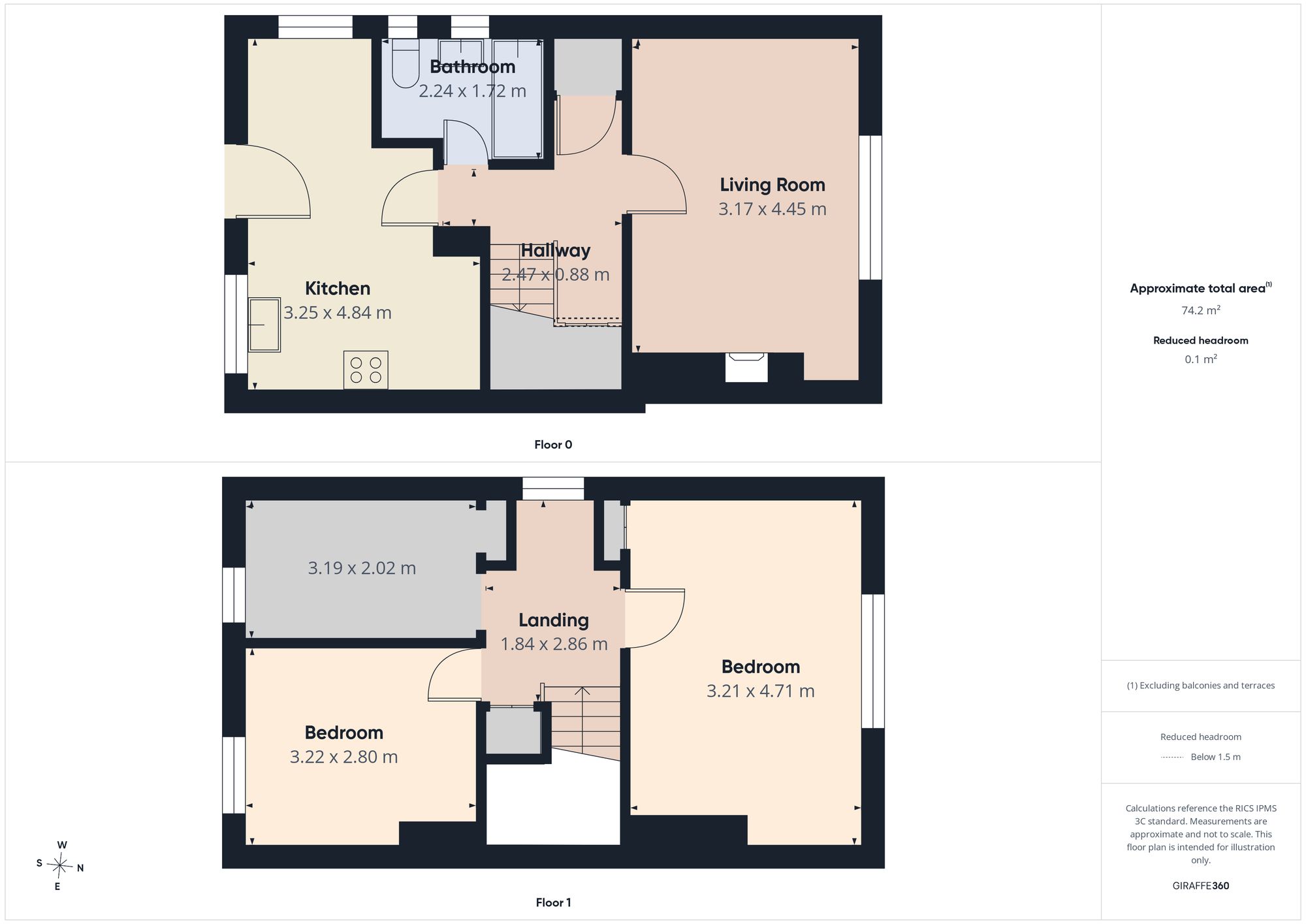 86 Prince Edward Road, South Shields floorplan