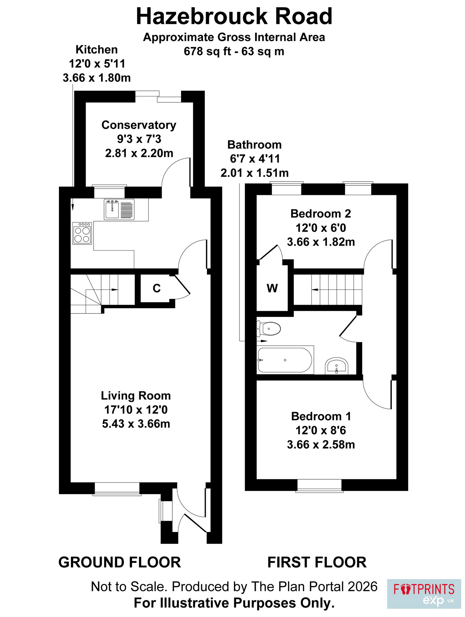 127, Hazebrouck Road, Faversham floorplan
