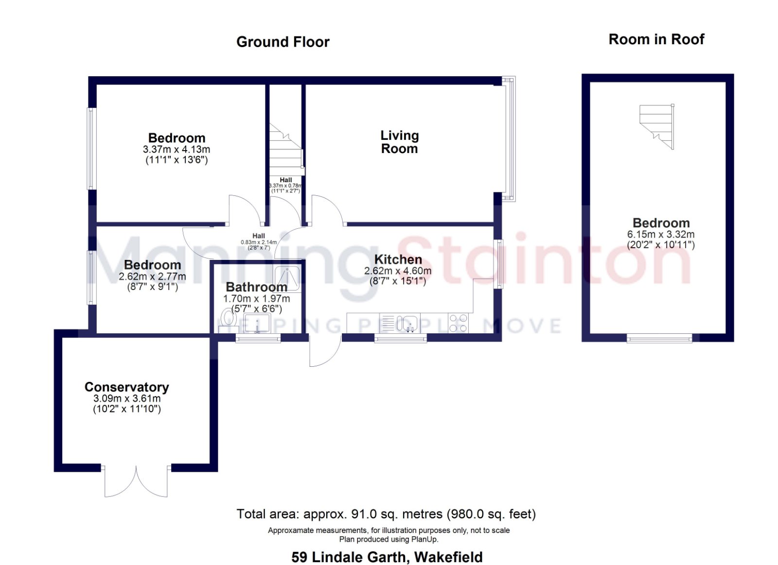 59, Lindale Garth, Wakefield floorplan