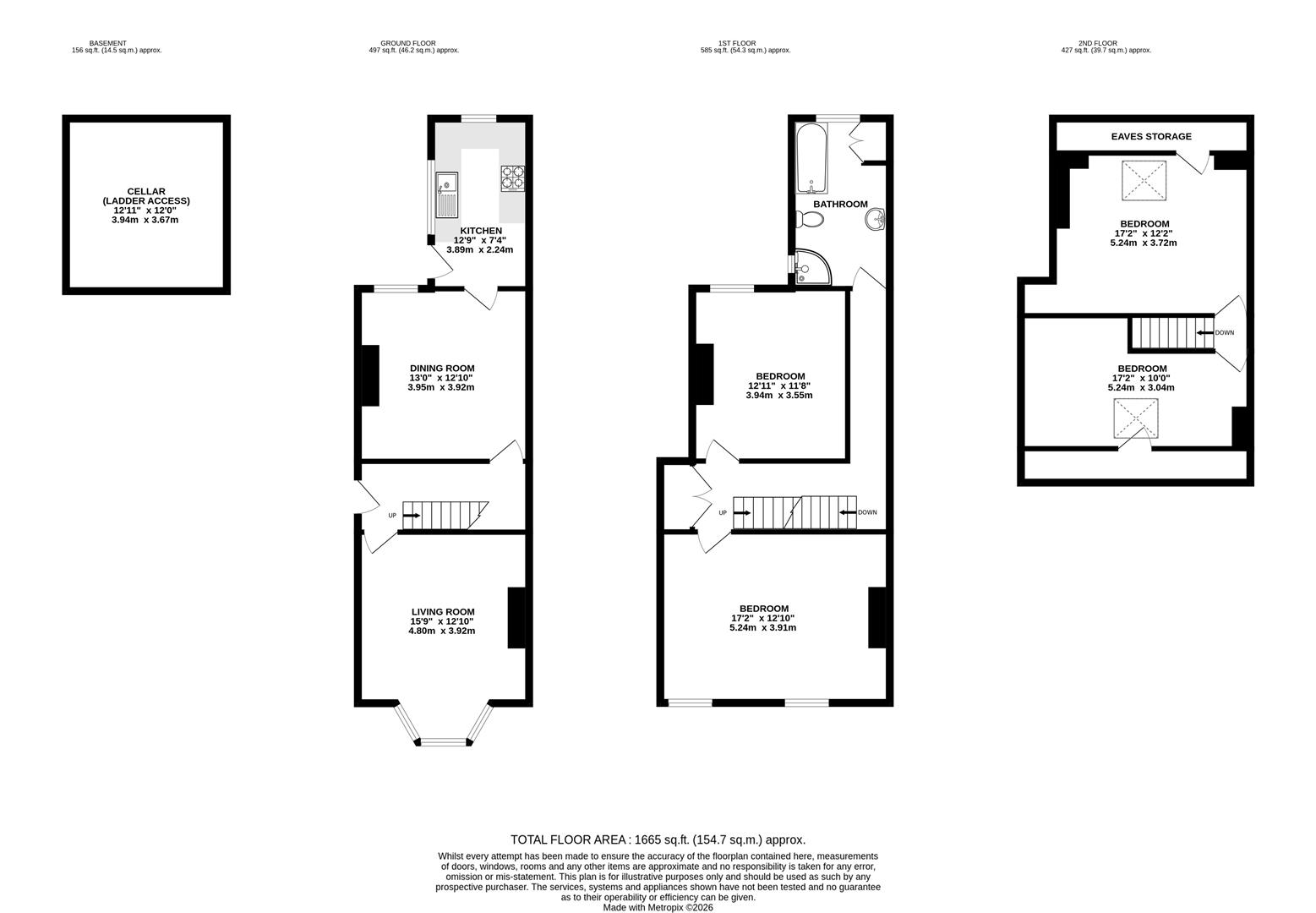 38, Wadbrough Road, Ecclesall Road floorplan