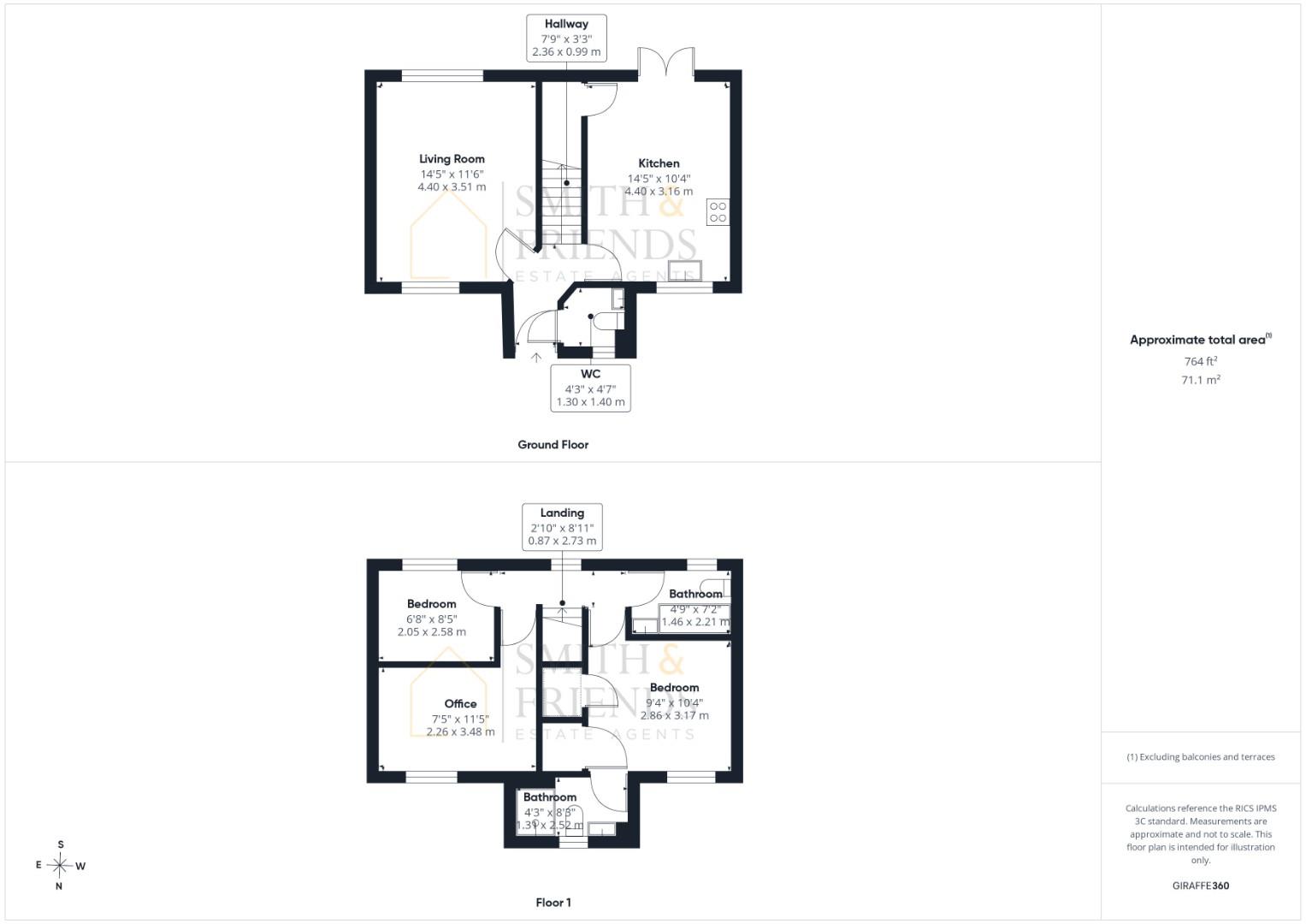 14, Lindisfarne Avenue, Stockton-On-Tees floorplan