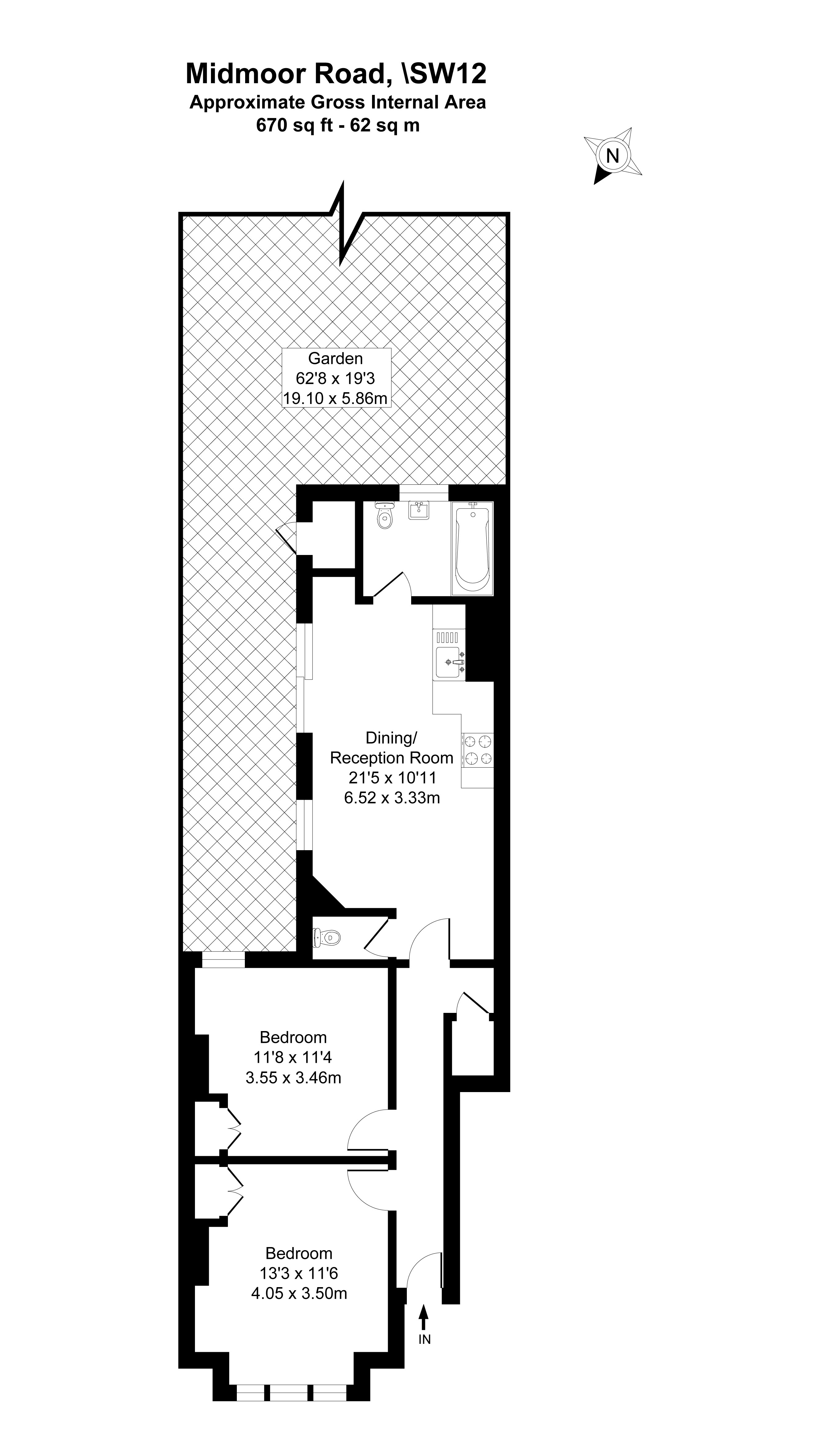 Midmoor Road, Balham SW12, 2 bedroom flat for sale 58225150