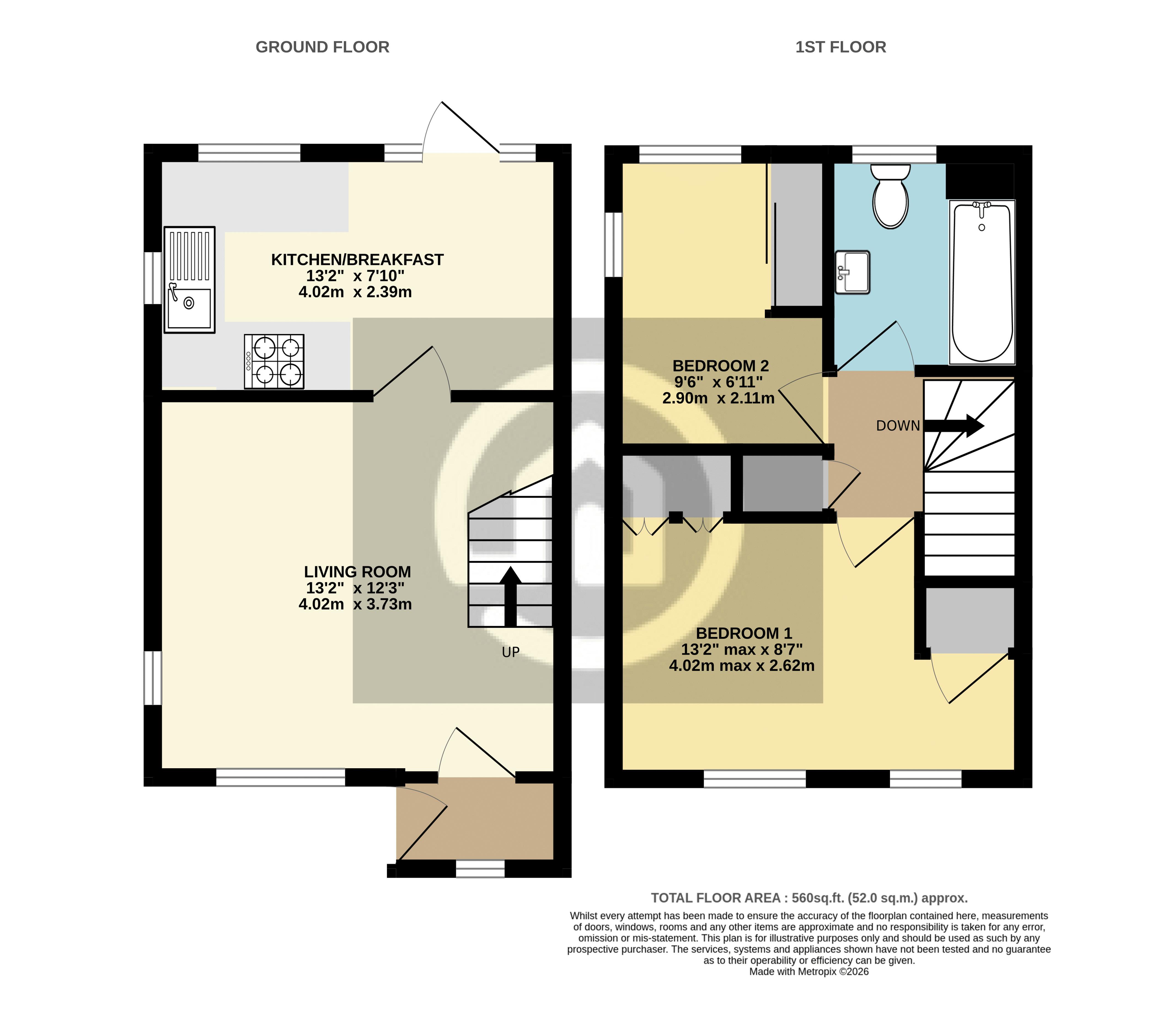 Bedford Road, Bedford floorplan