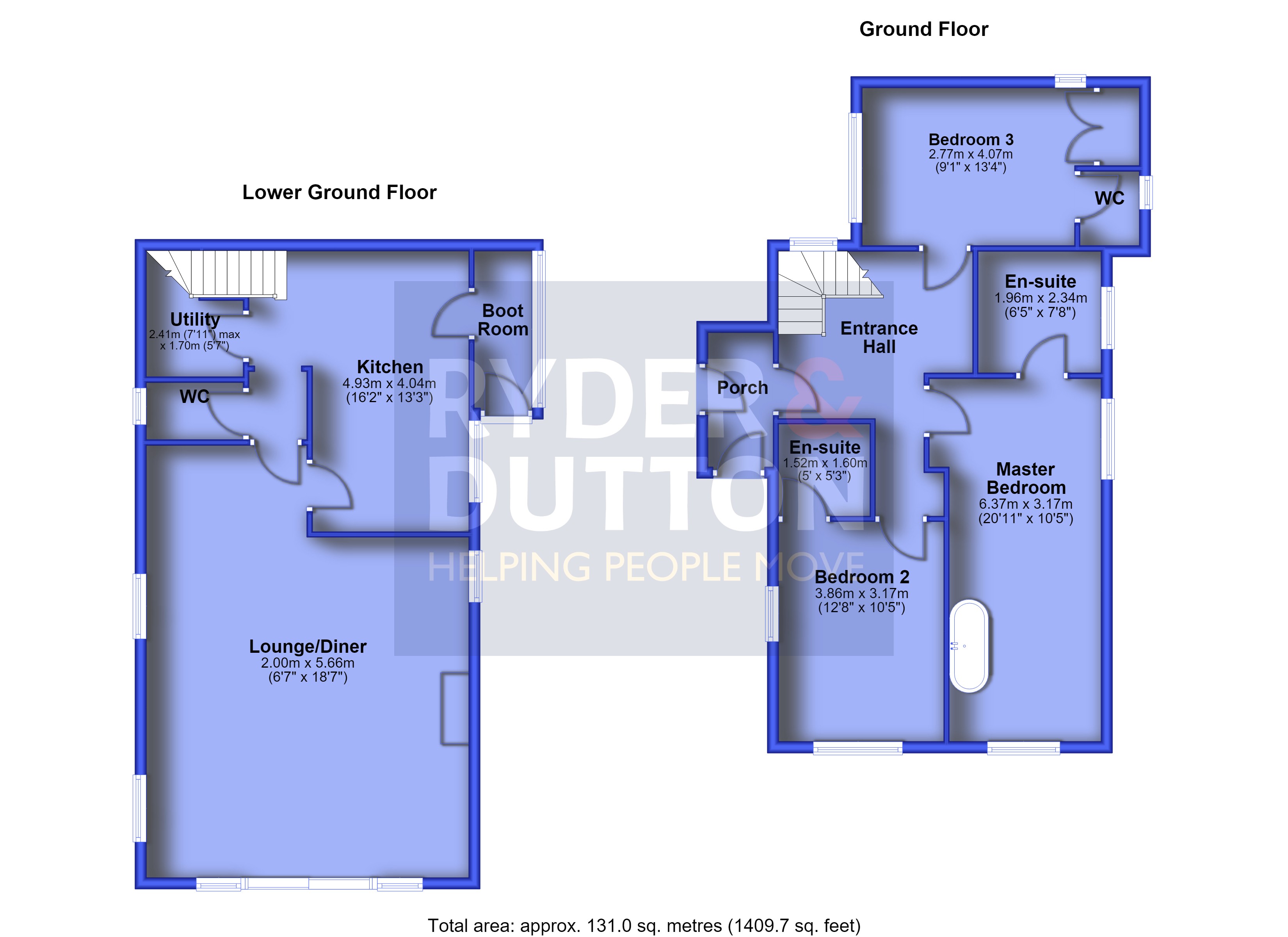 8, Cliff Hill Court, West Yorkshire floorplan