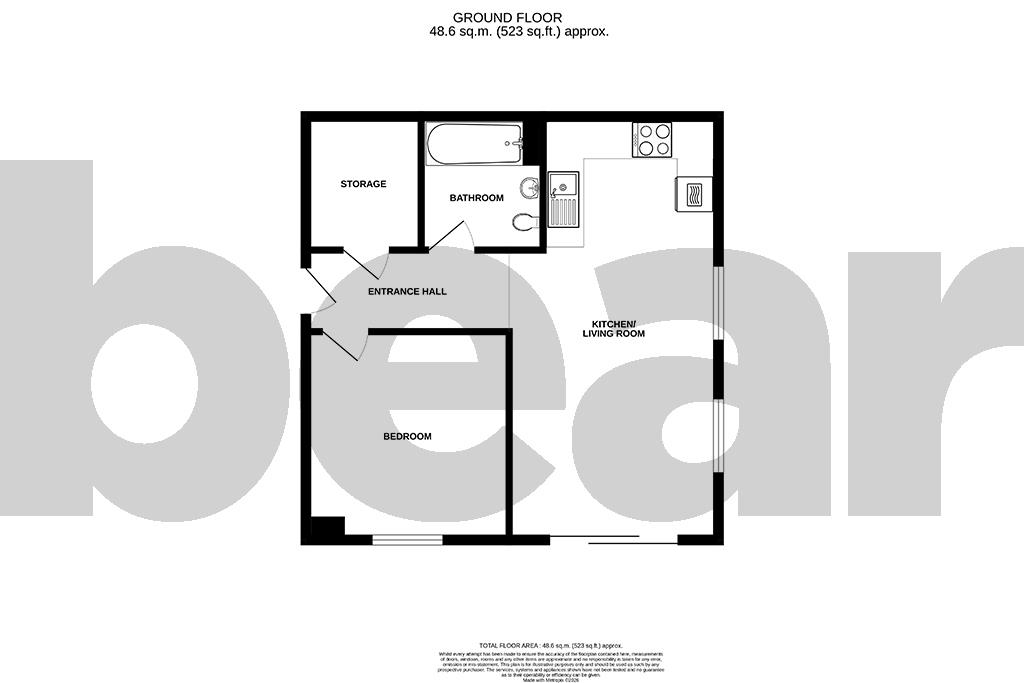 Flat 85 Prospects Place, 16, Fairfax Drive, Westcliff-on-Sea floorplan