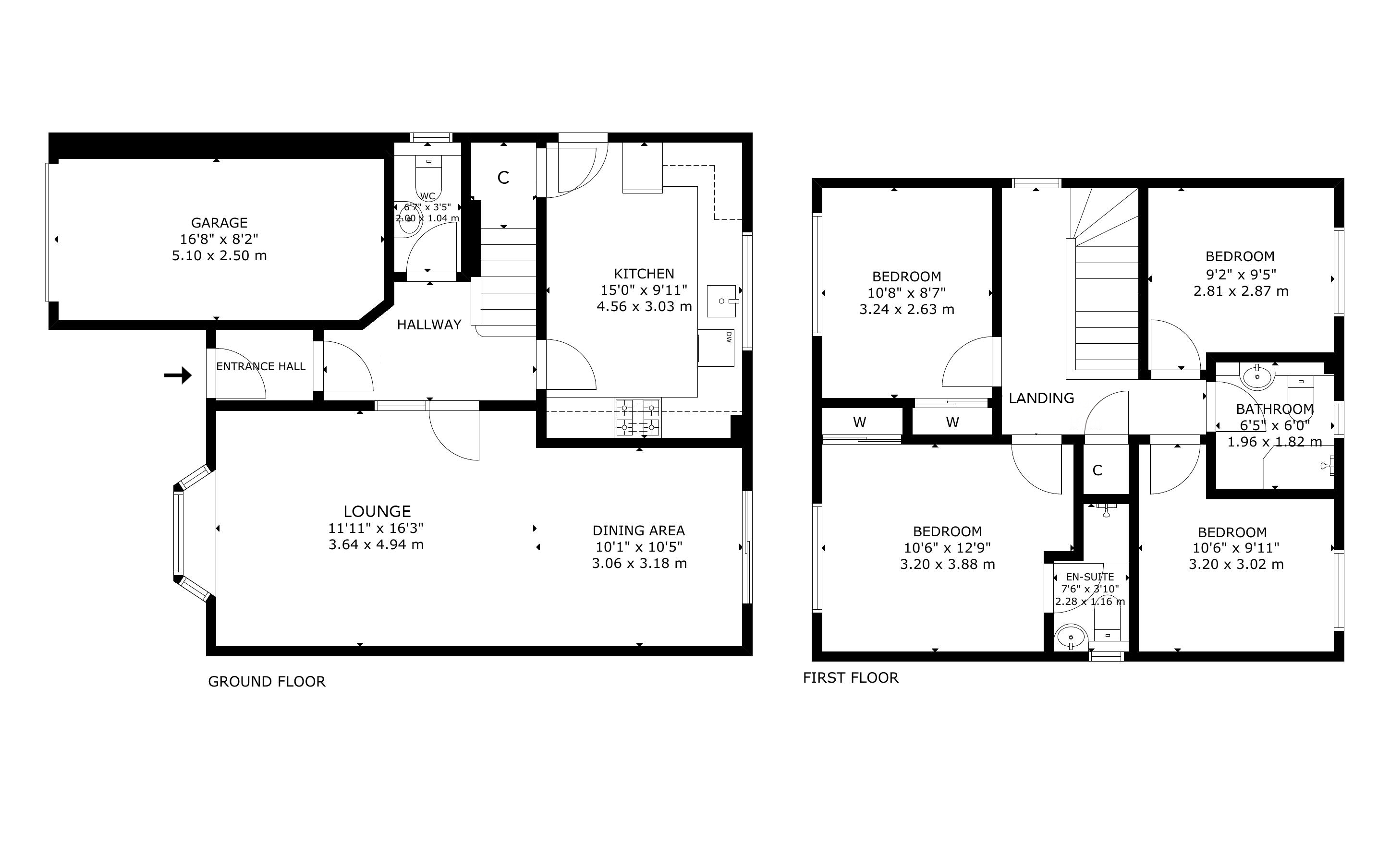 36, Chesters View, Midlothian floorplan