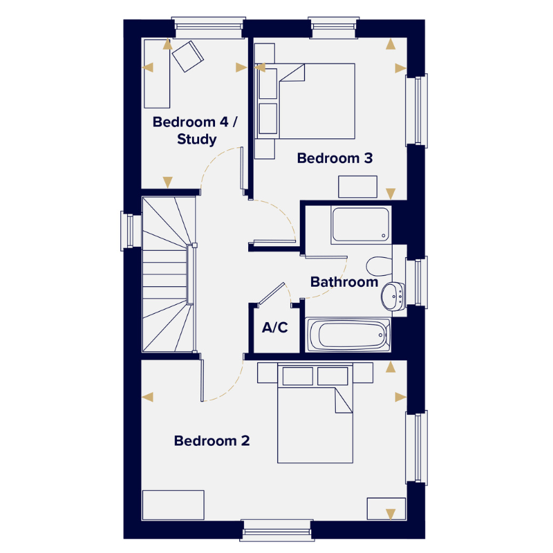 074, Hopkins Homes At Beaulieu, Remembrance Avenue, Chelmsford floorplan